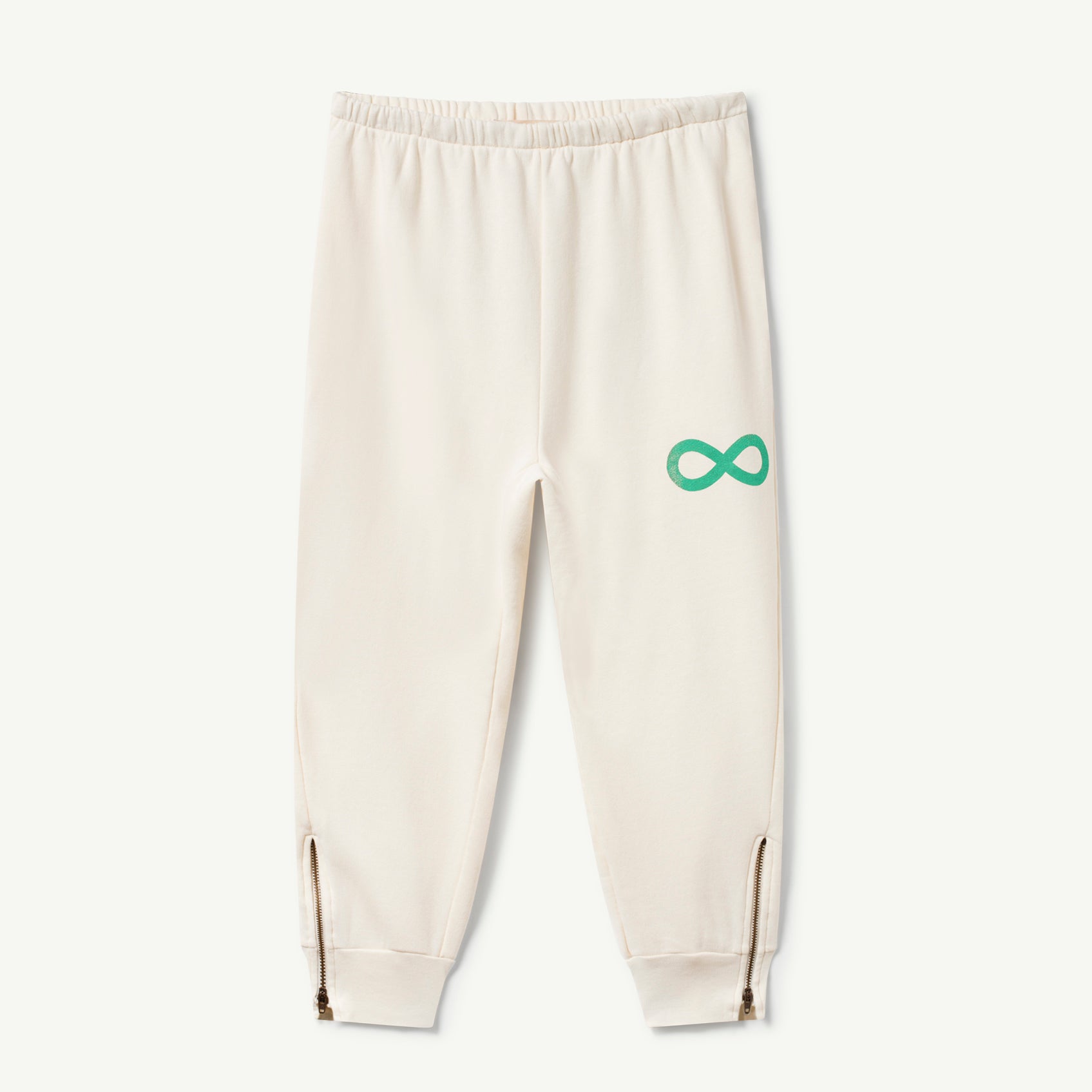 Boys & Girls White Cotton Trousers