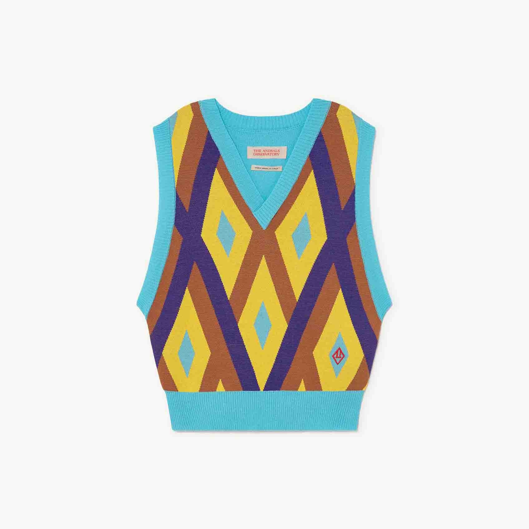 Boys & Girls Blue Logo Vest