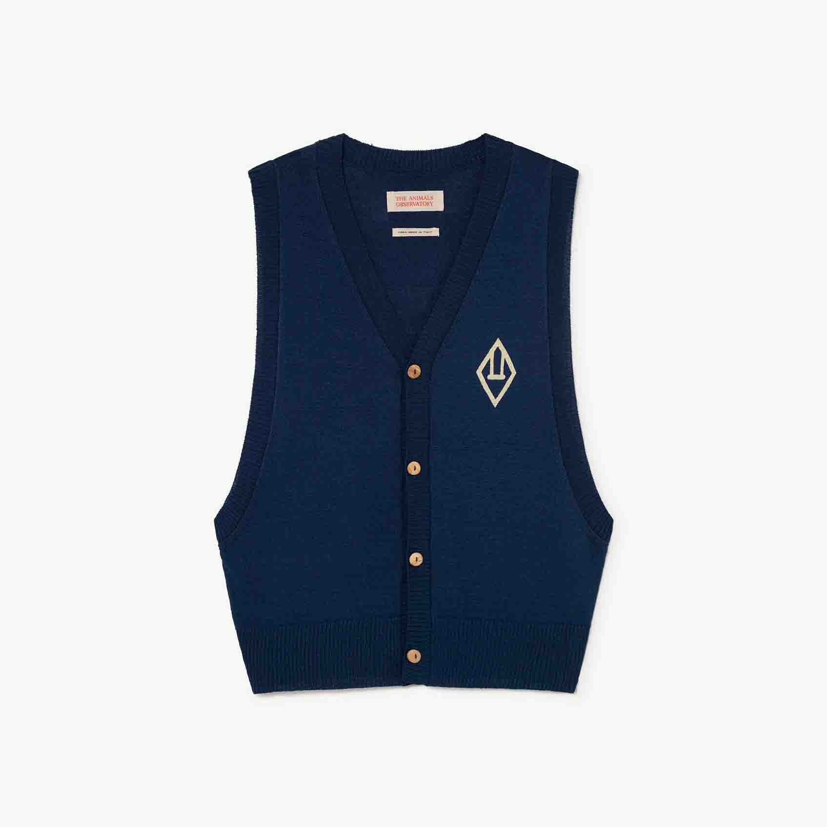 Boys & Girls Navy Logo Vest