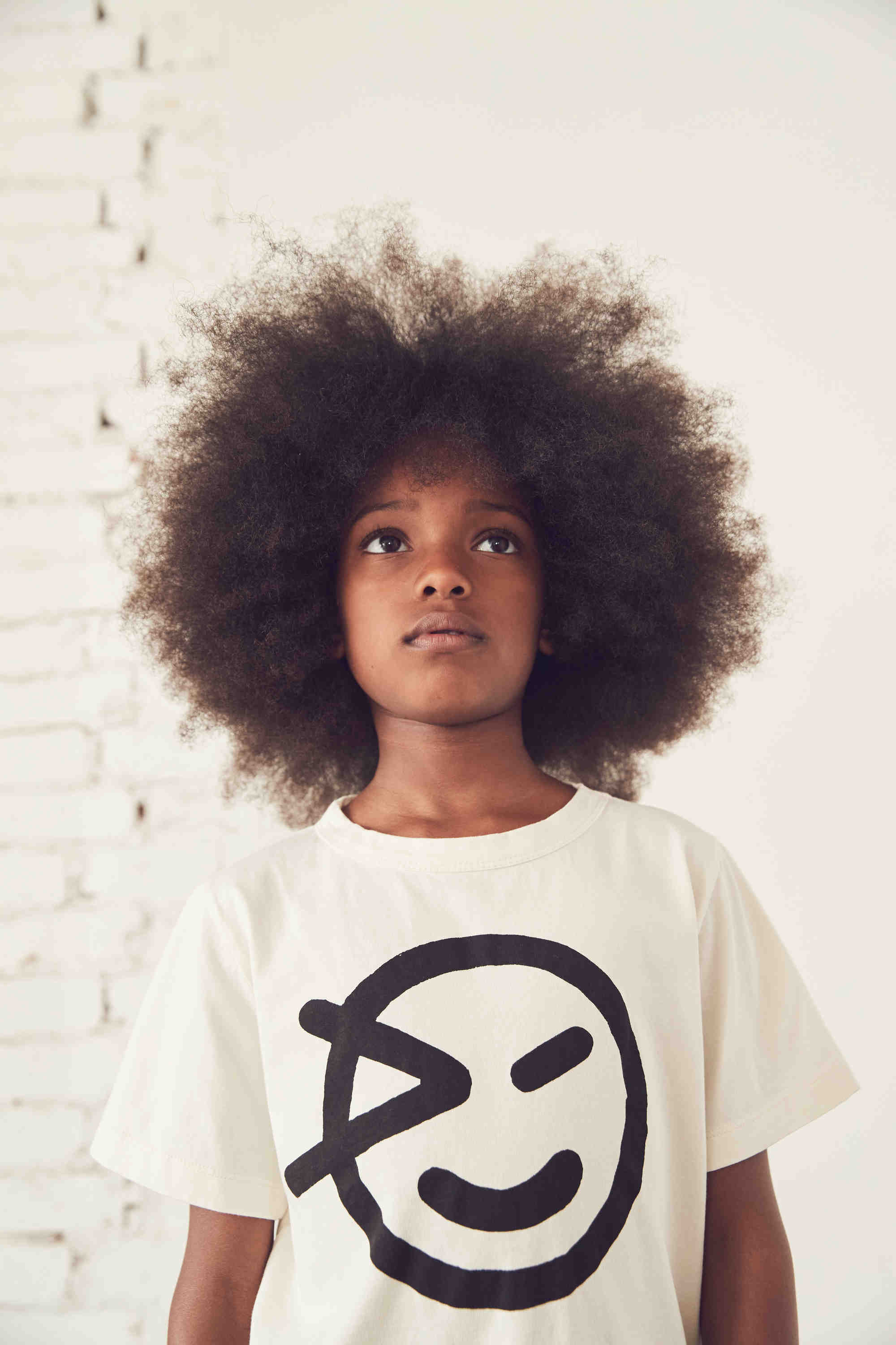 Boys & Girls White Cotton T-Shirt