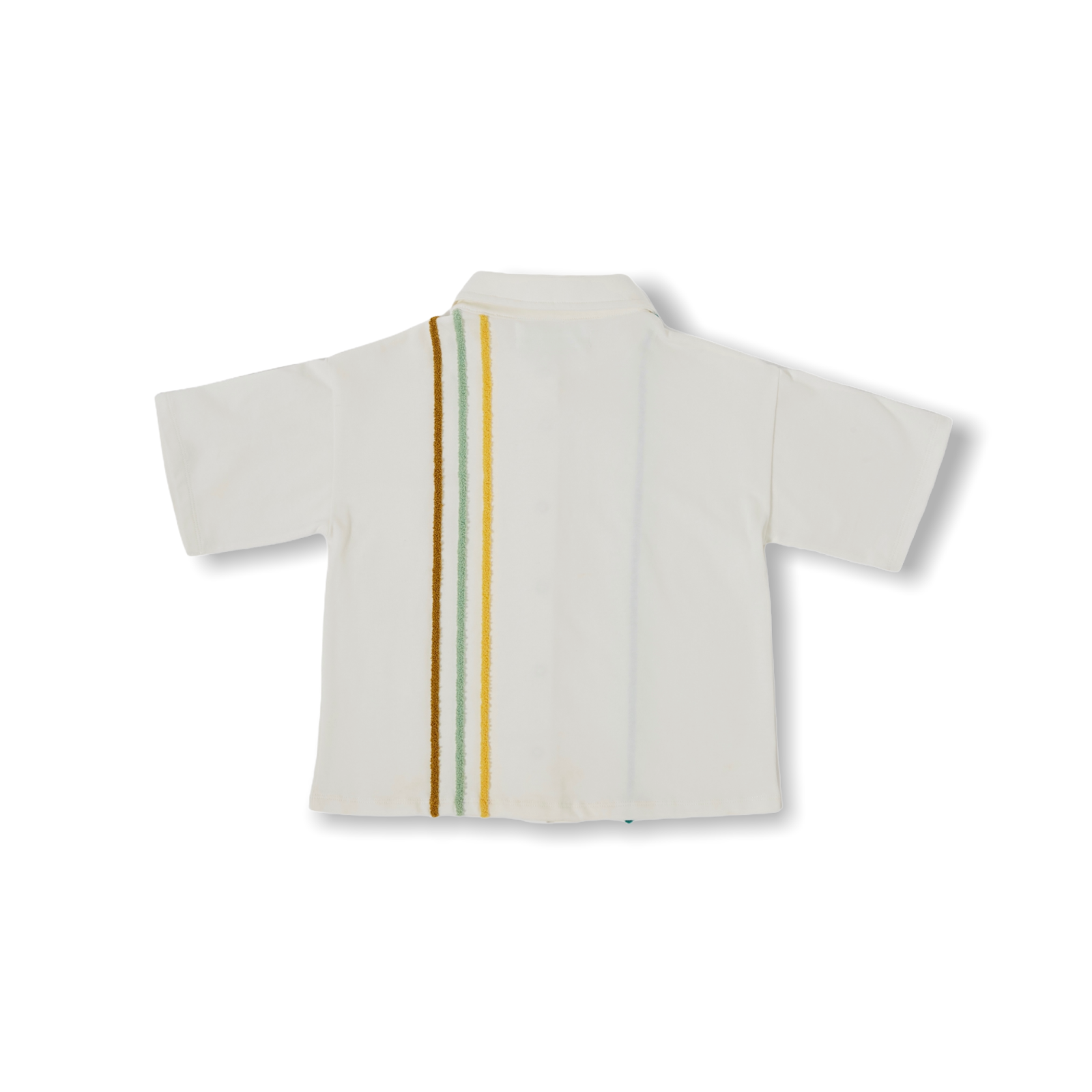 Boys & Girls White Cotton Shirt