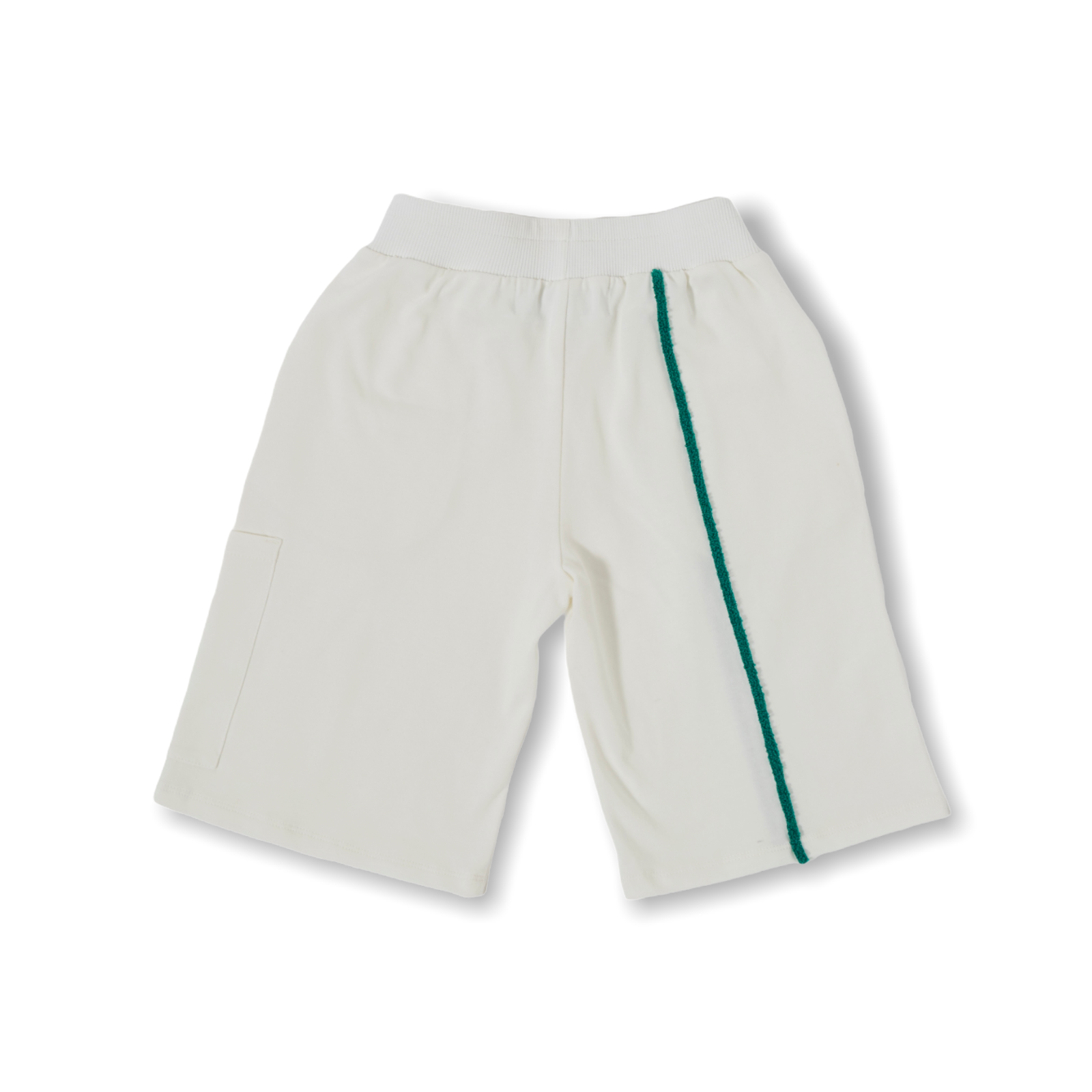 Boys & Girls White Cotton Shorts