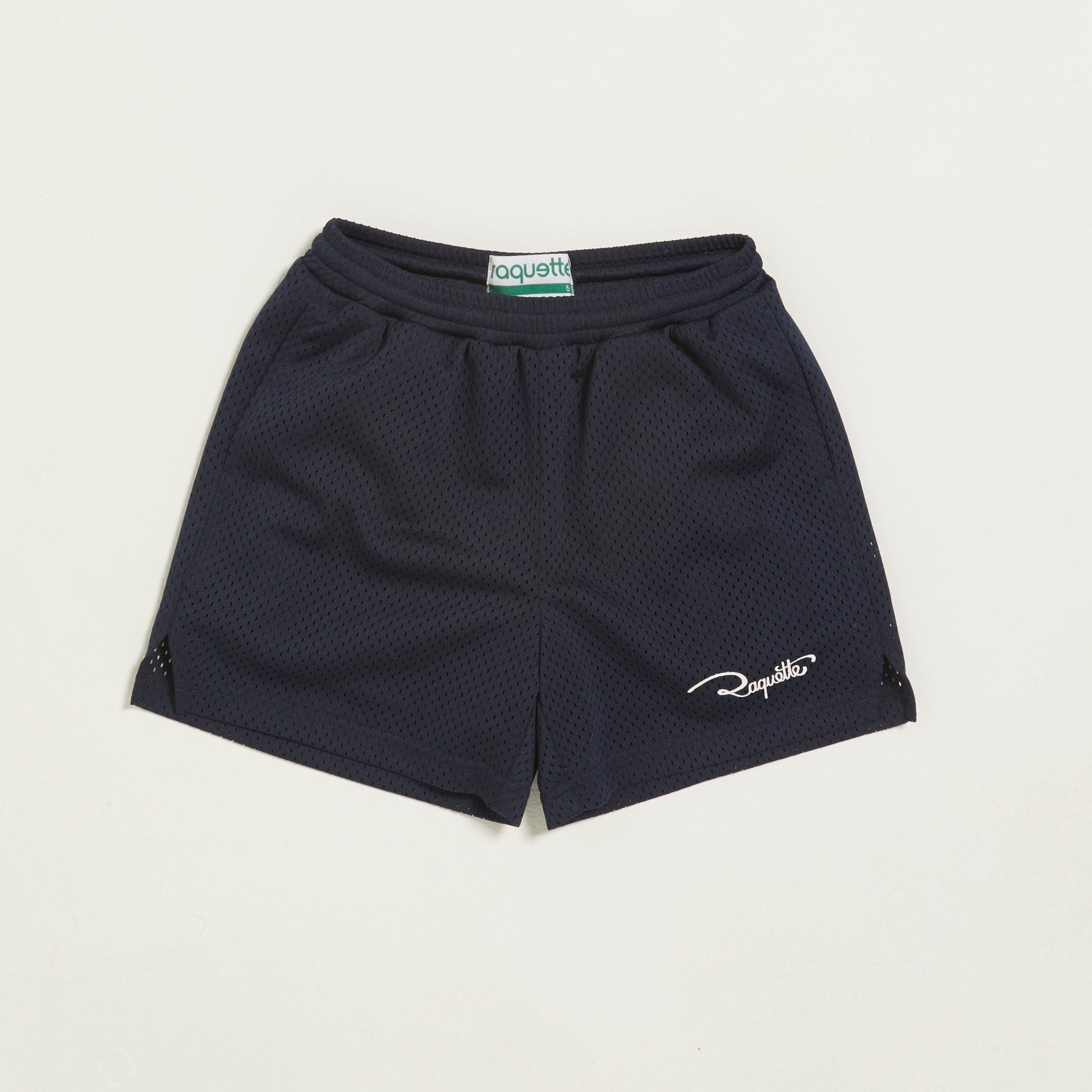 Boys & Girls Navy Mesh Logo Shorts