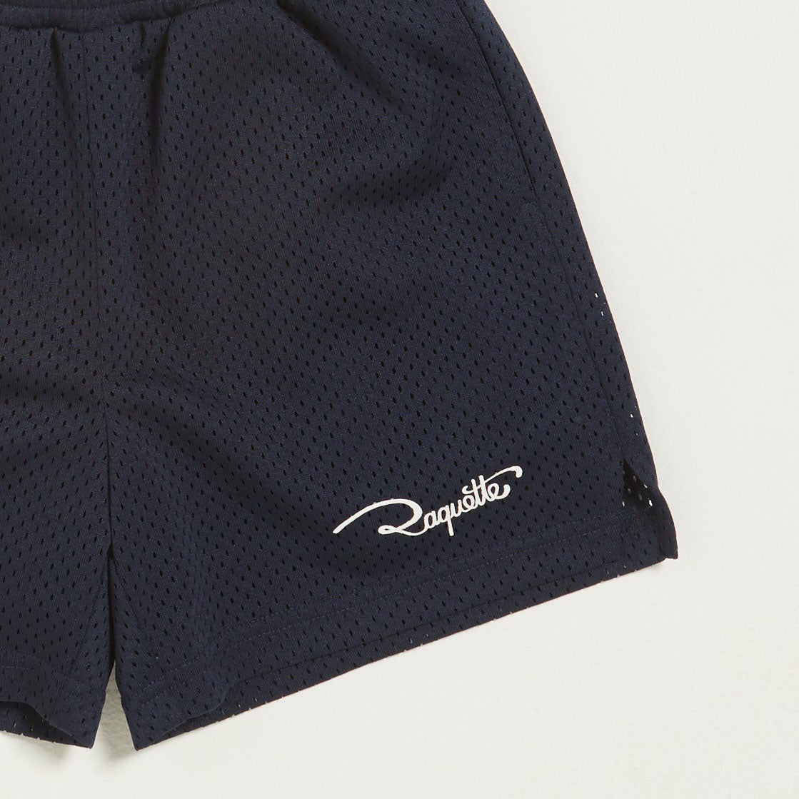 Boys & Girls Navy Mesh Logo Shorts