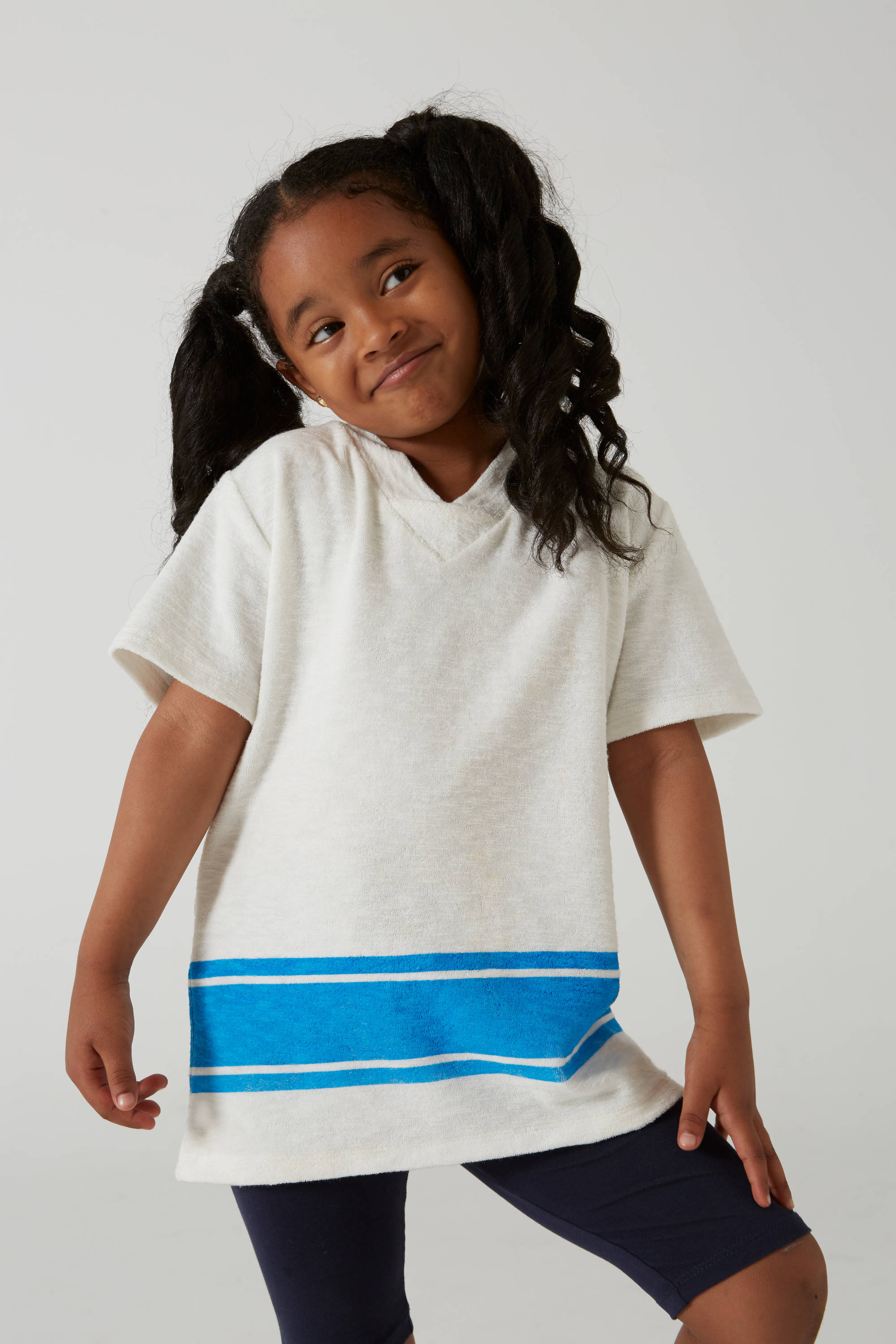 Boys & Girls White Cotton T-Shirt