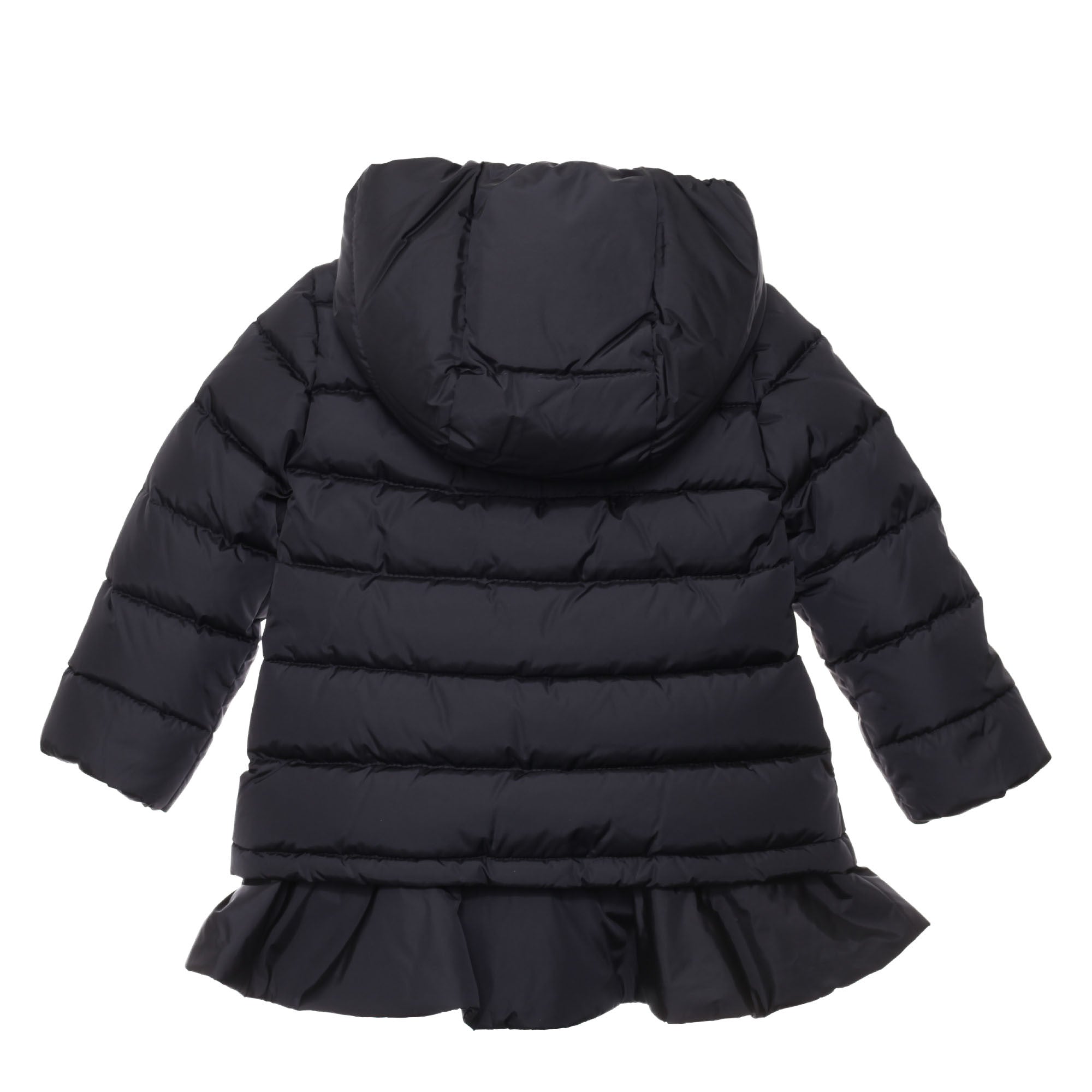 Baby Girls Navy Blue Hooded 'Azinza'Jacket With Skirt Trims - CÉMAROSE | Children's Fashion Store - 2