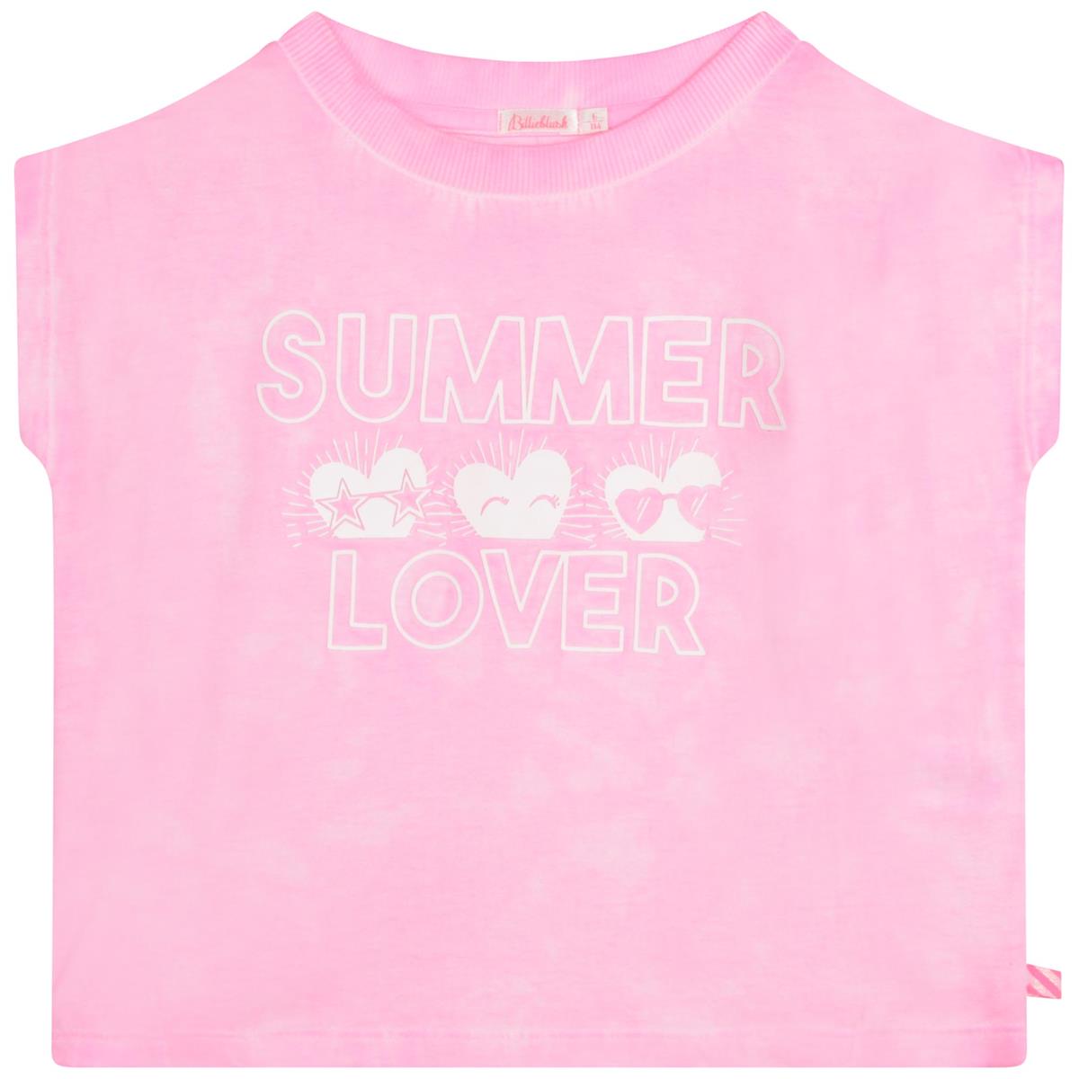 Girls Pink Logo T-Shirt