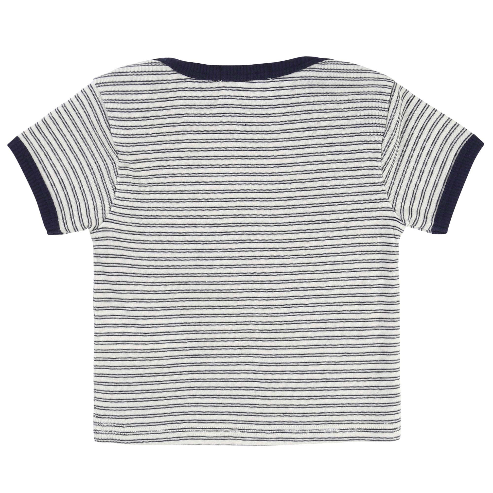 Baby Boys Striped Cotton T-shirt