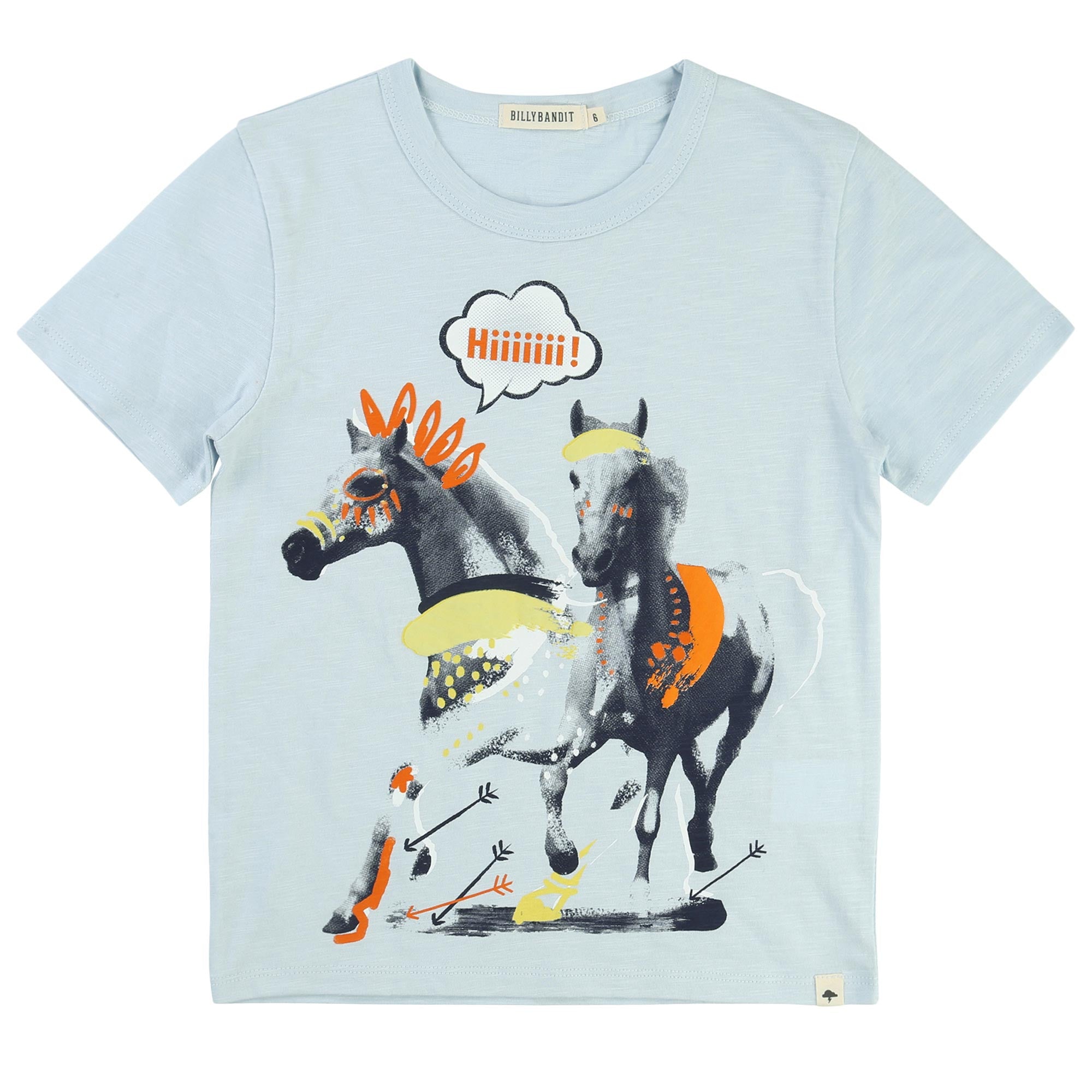 Boys Blue Horses T-Shirt