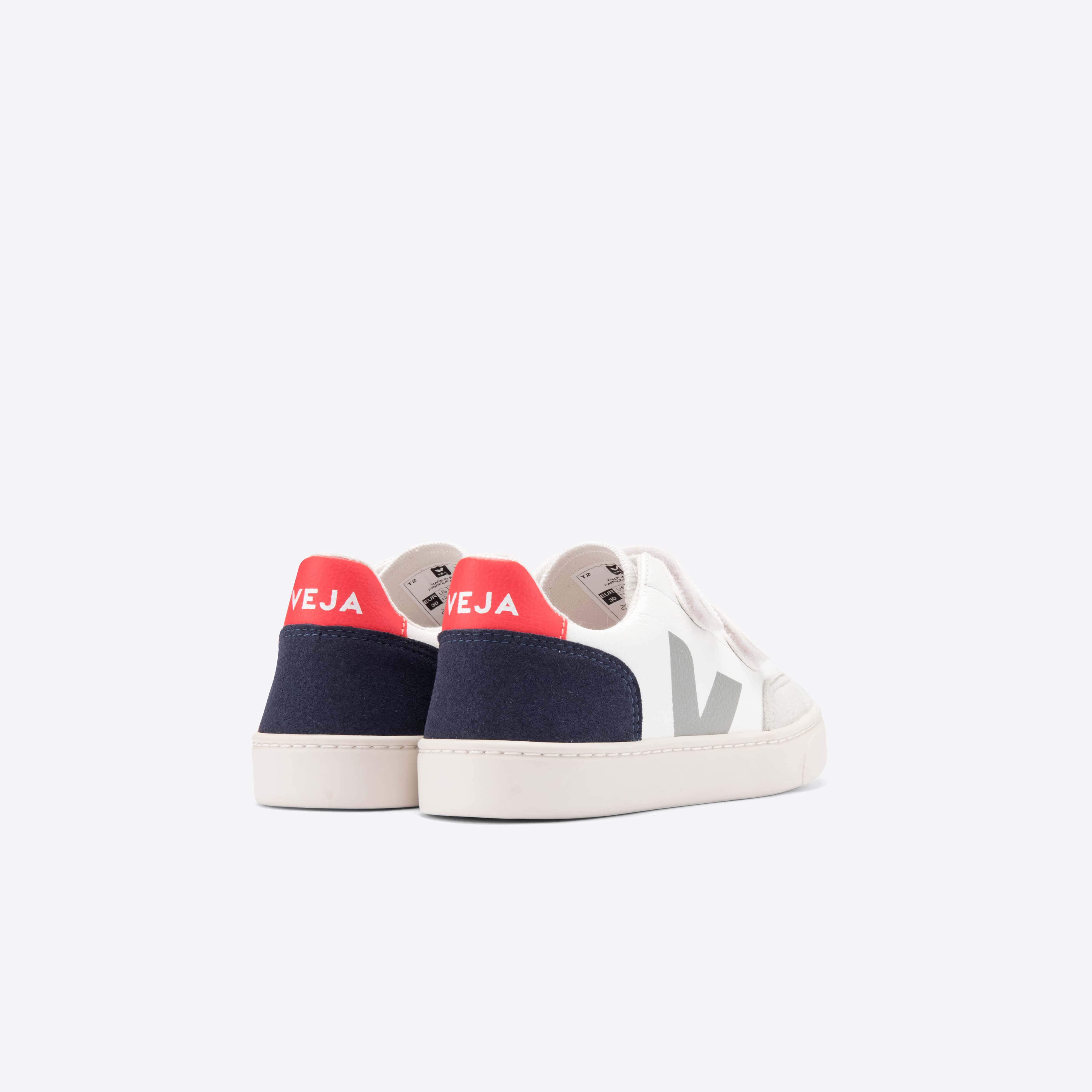 Boys & Girls White "V" Velcro Shoes