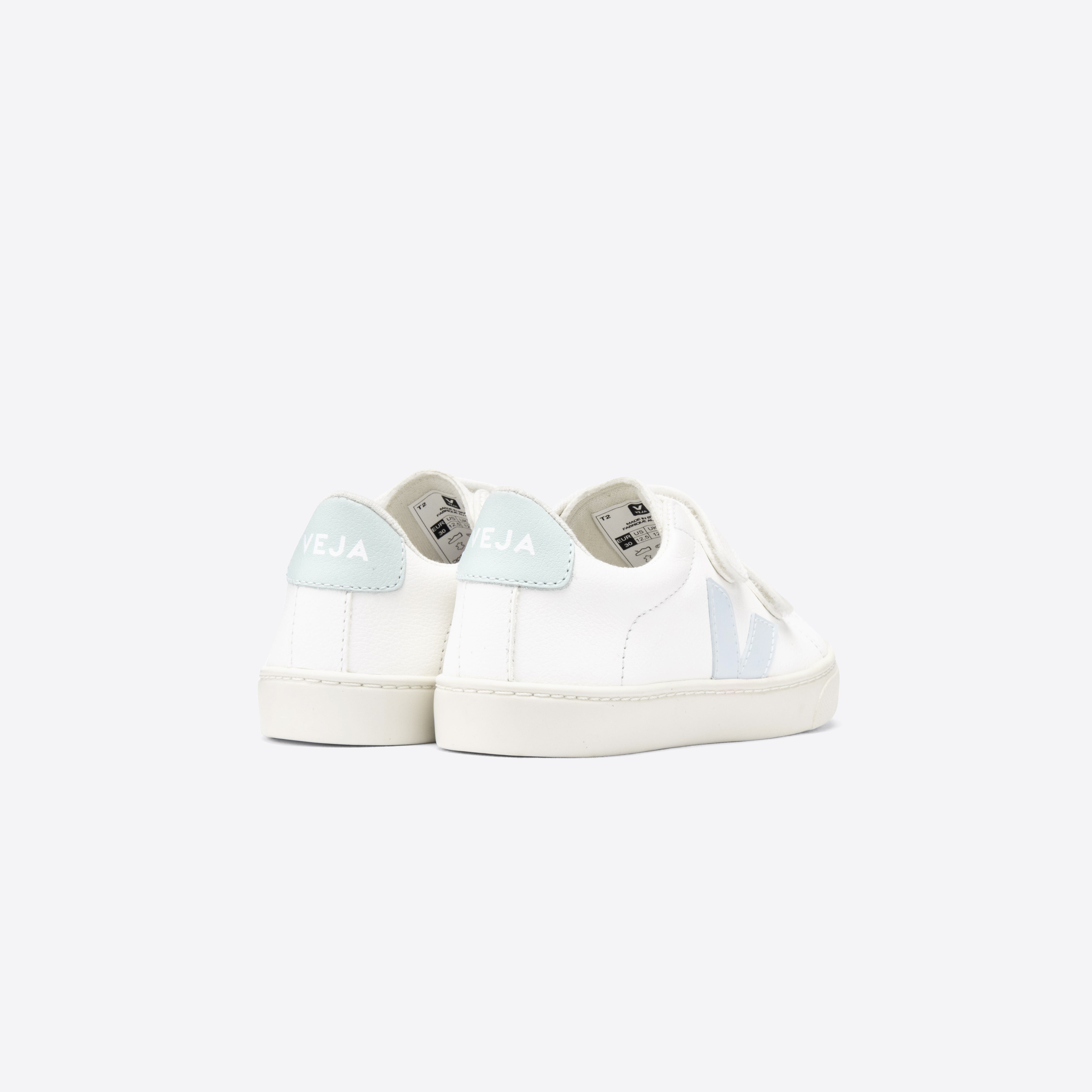 Boys & Girls White "SMALL ESPLAR" Velcro Shoes