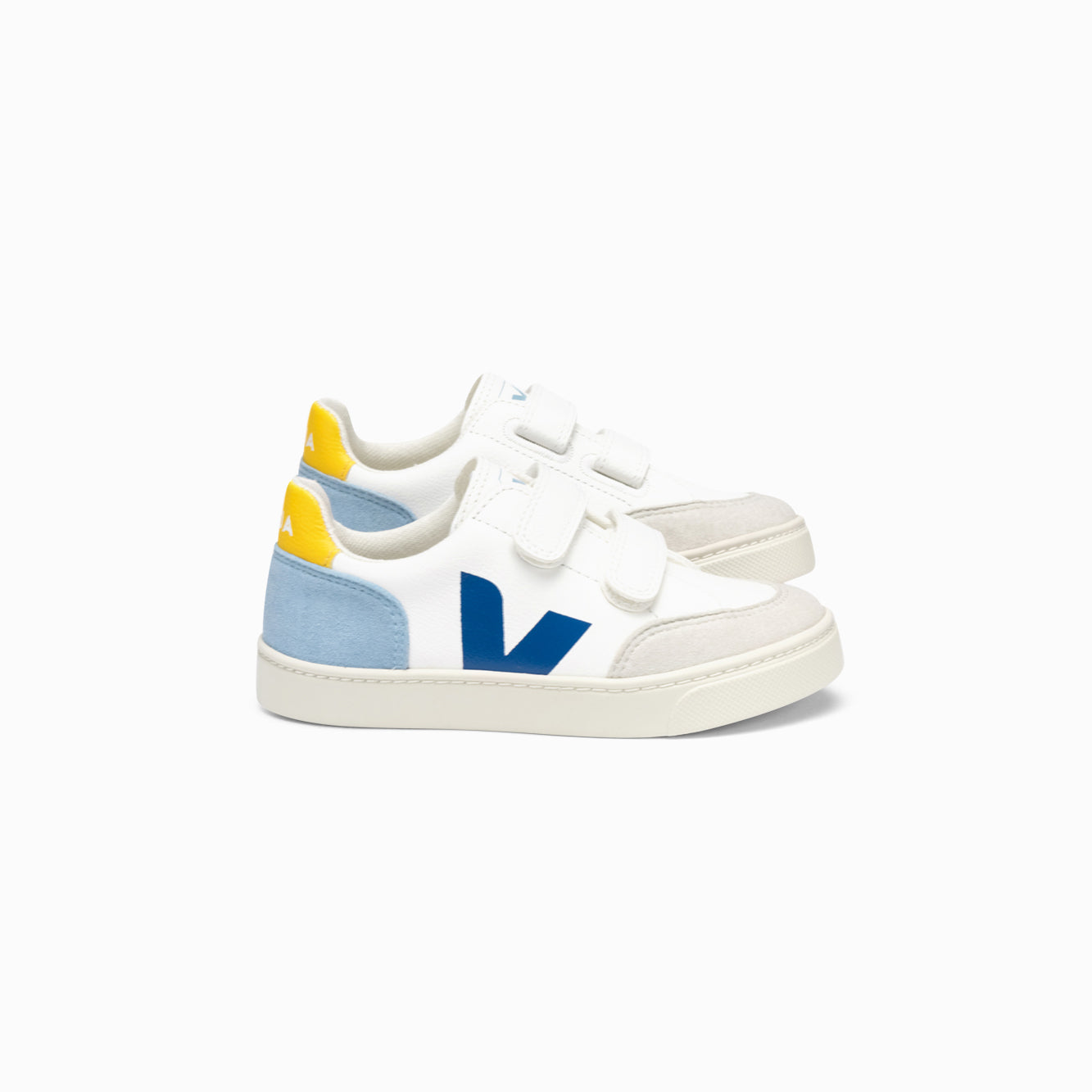 Boys & Girls White "V-12 CHROMEFREE" Shoes