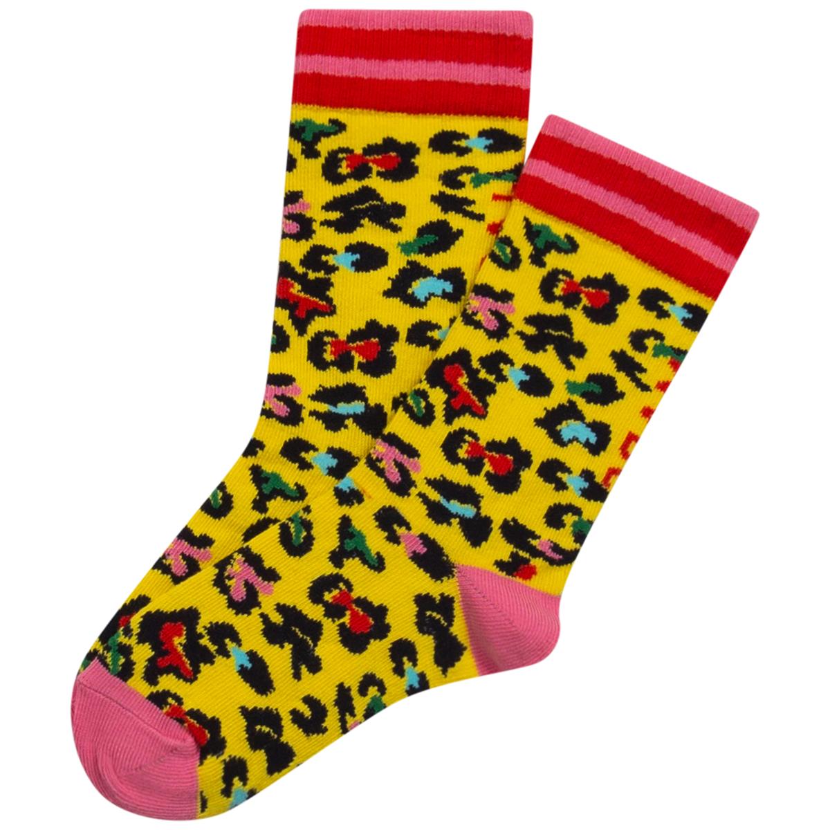 Boys & Girls Yellow Logo Sock