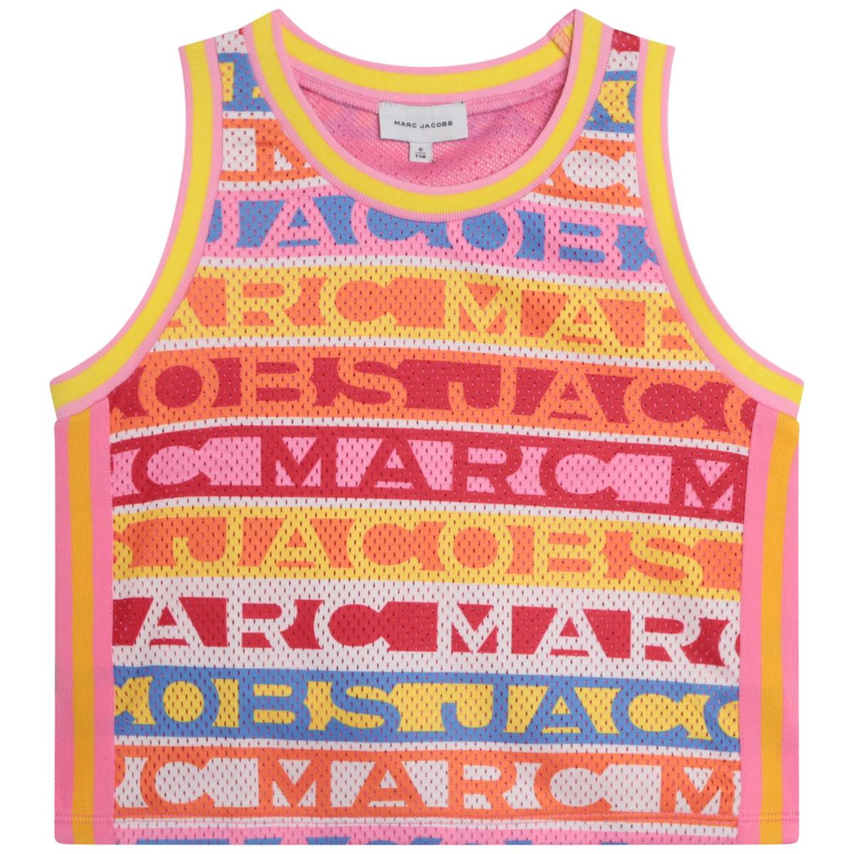 Girls Pink Logo Vest