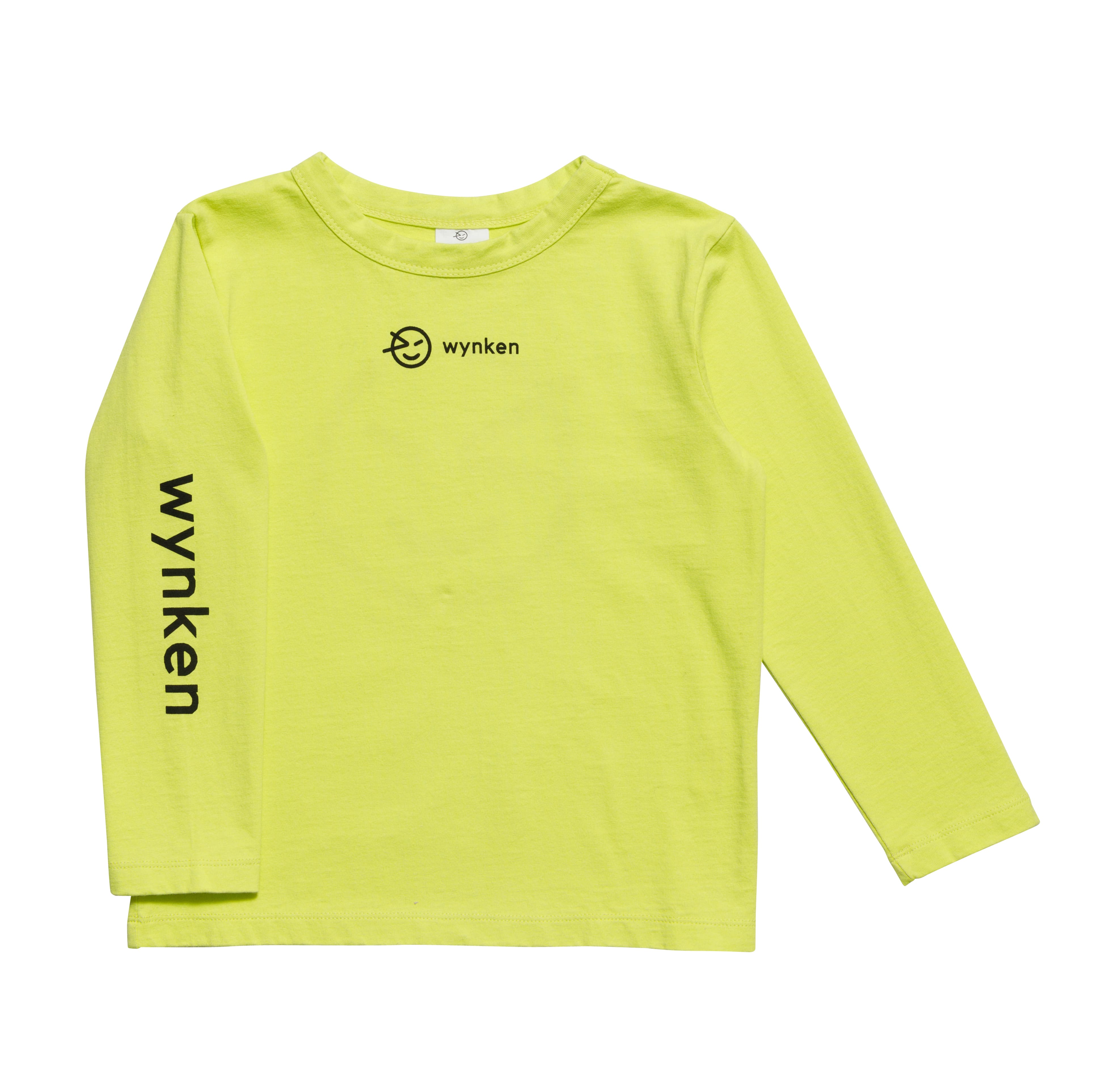 Boys & Girls Yellow Logo Cotton T-Shirt