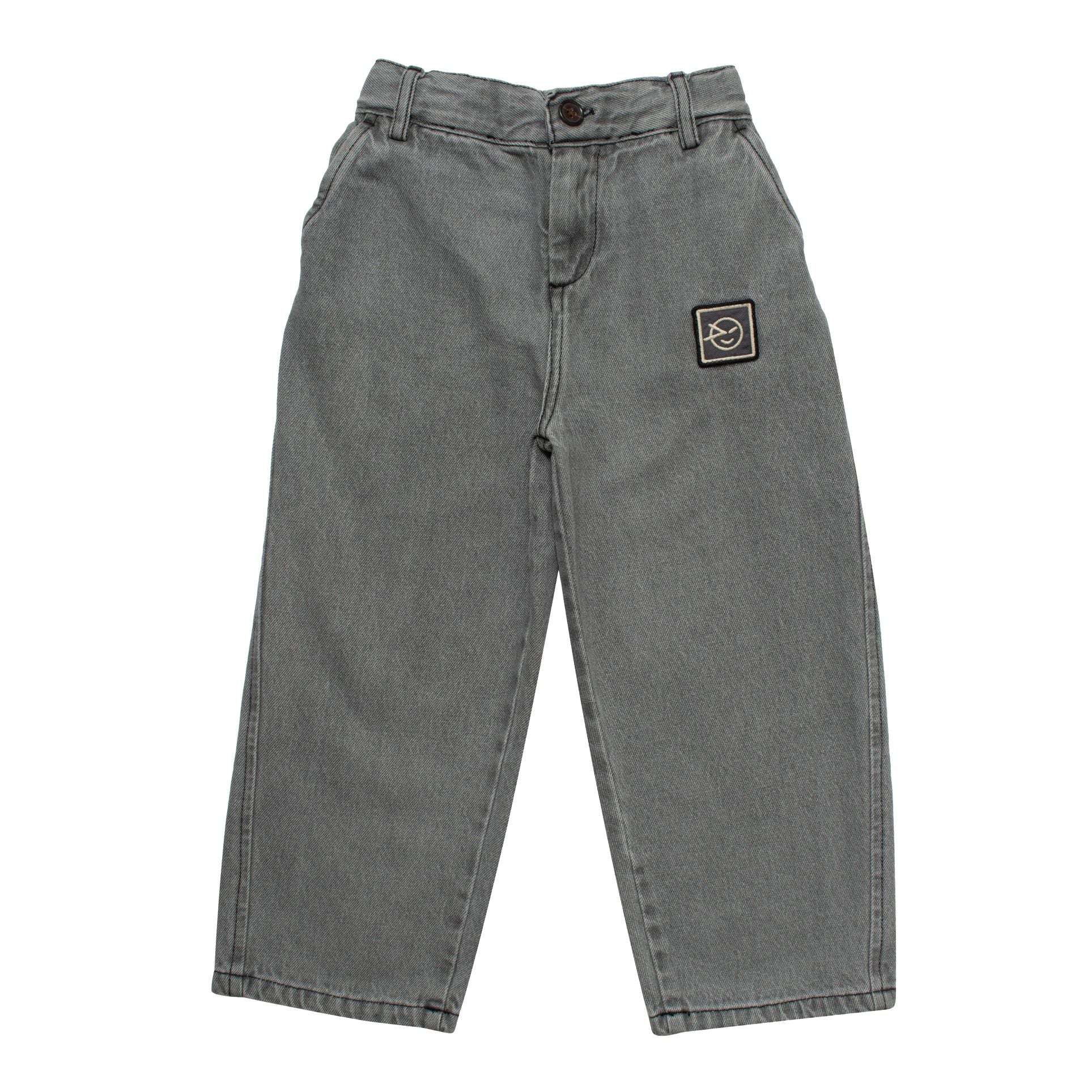 Boys & Girls Grey Denim Trousers