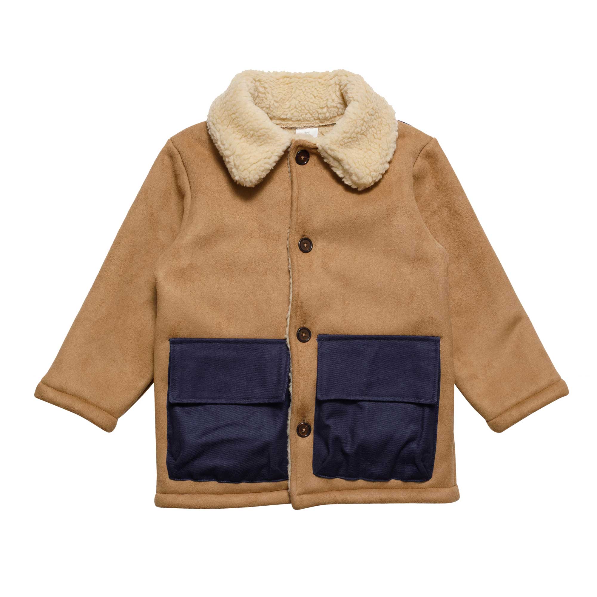 Boys & Girls Caramel Logo Coat