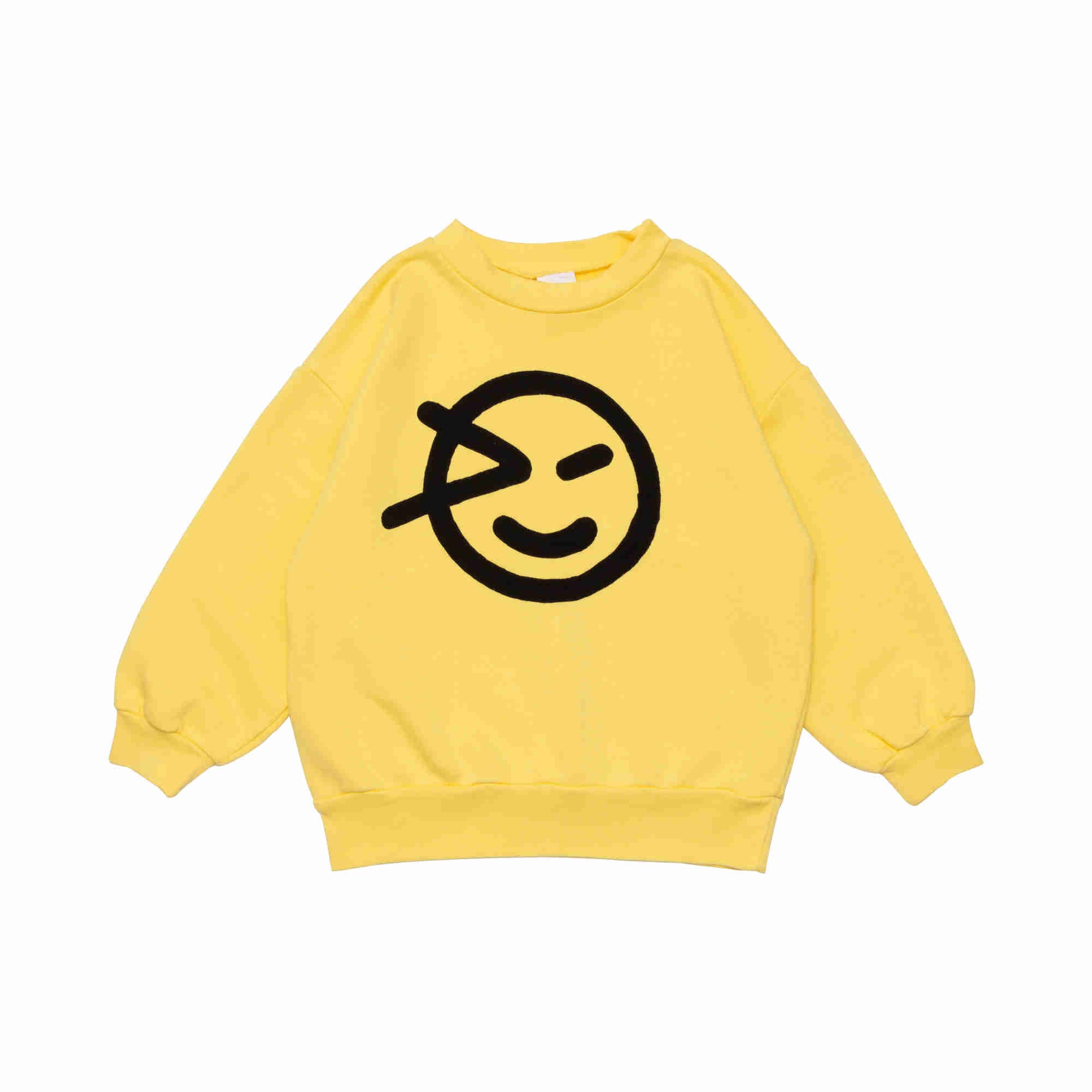 Boys & Girls Yellow Cotton Sweatshirt