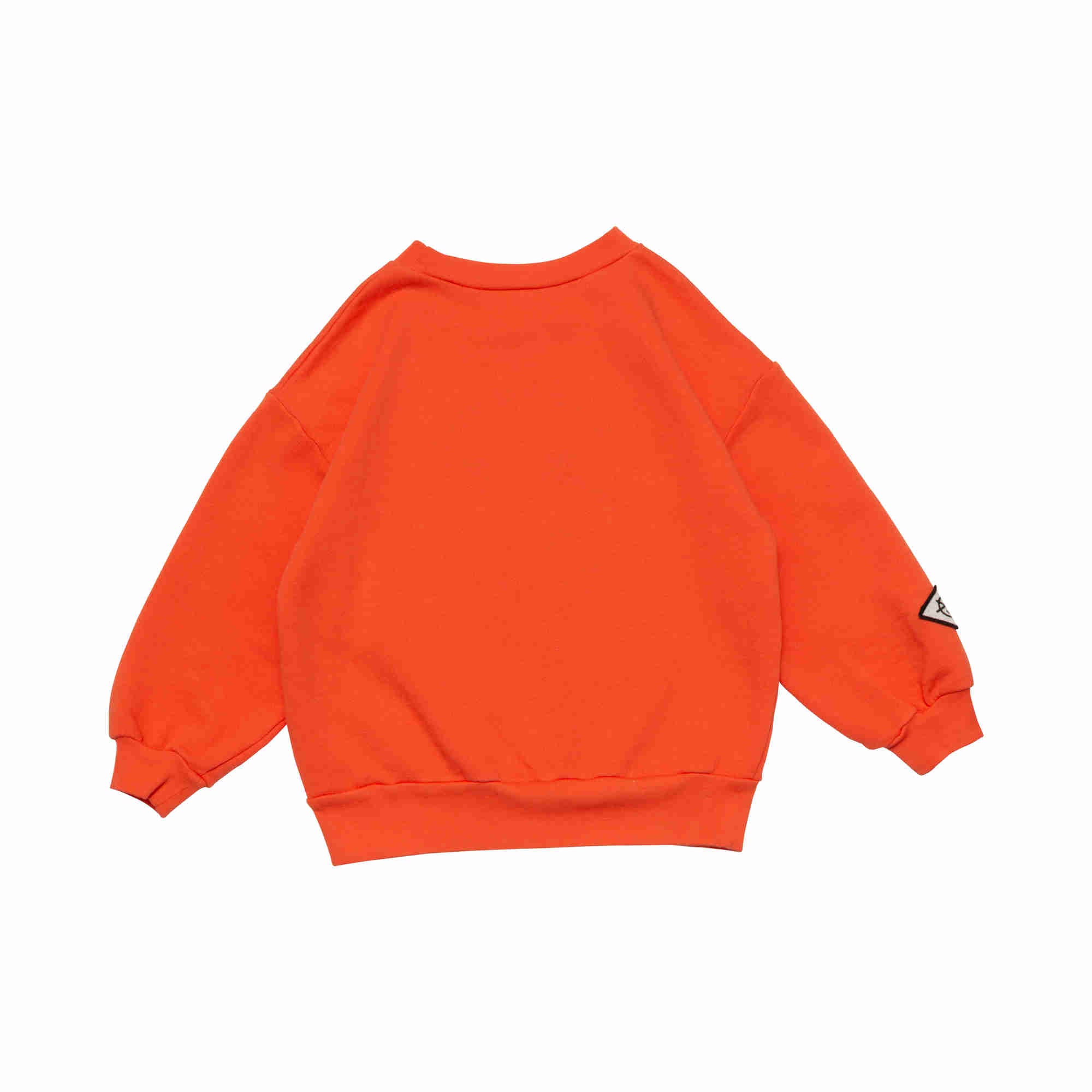 Boys & Girls Orange Cotton Sweatshirt