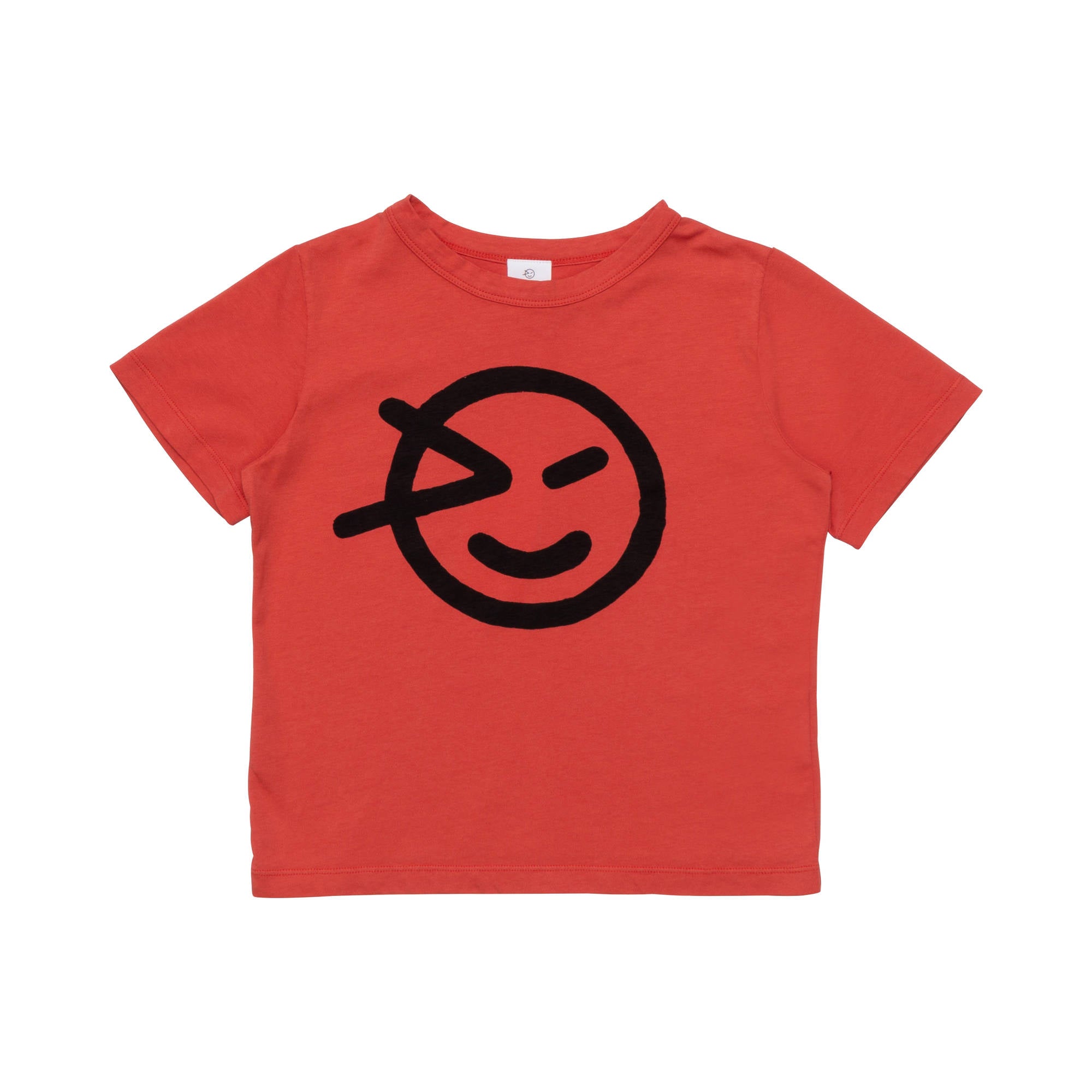 Boys & Girls Red Cotton T-Shirt