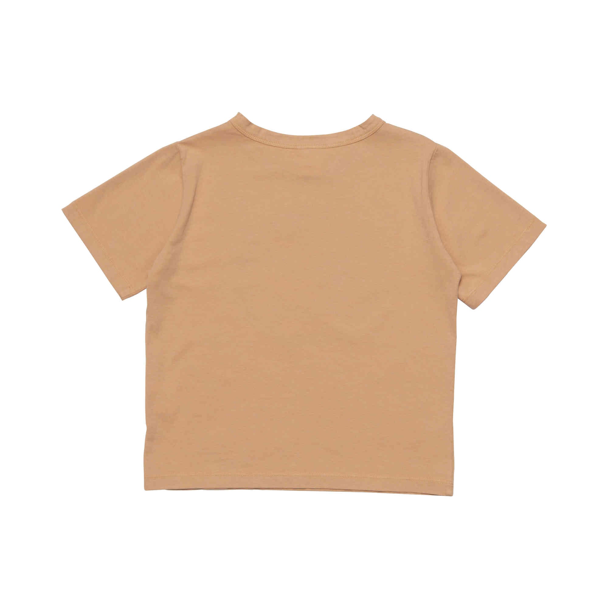 Boys & Girls Caramel Cotton T-Shirt