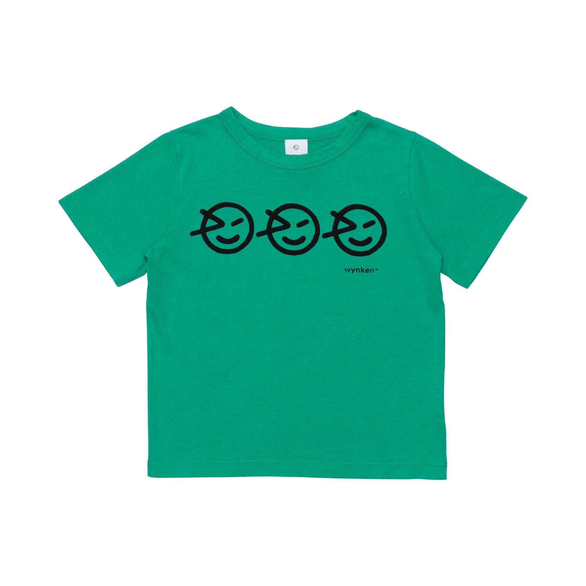 Boys & Girls Green Cotton T-Shirt