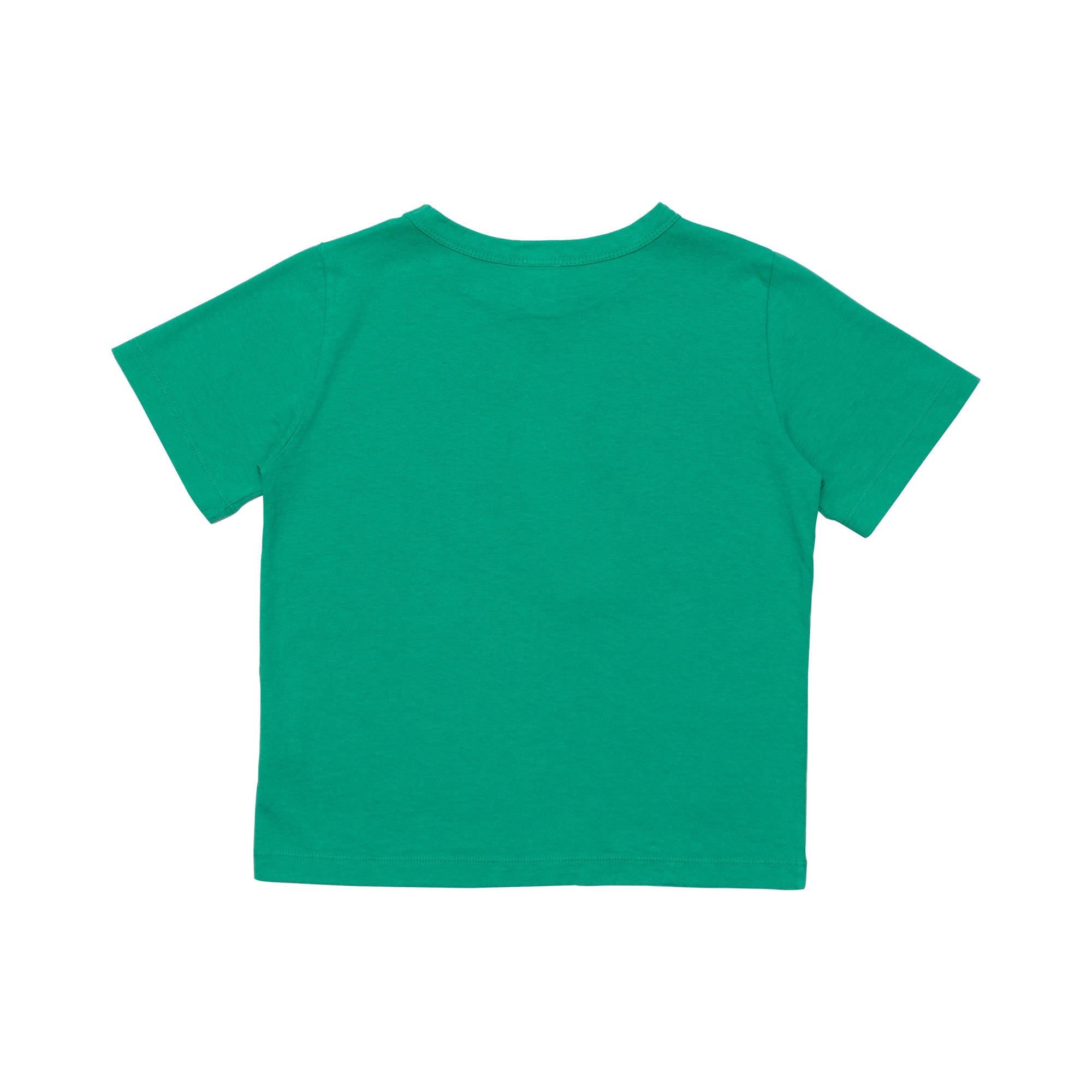 Boys & Girls Green Cotton T-Shirt