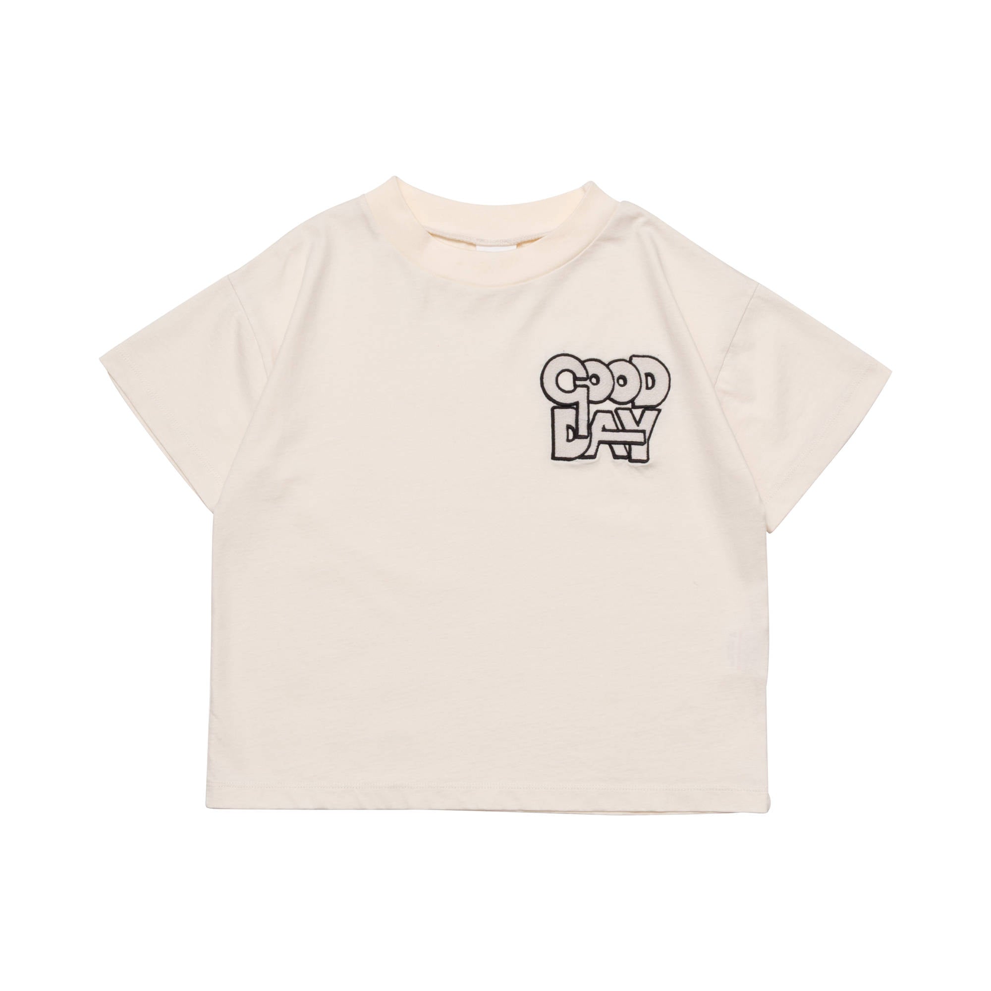 Boys & Girls White Cotton T-Shirt