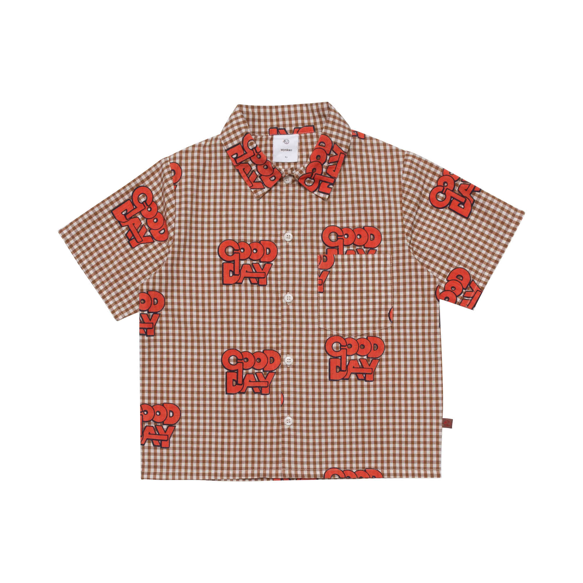 Boys Caramel Cotton Shirt