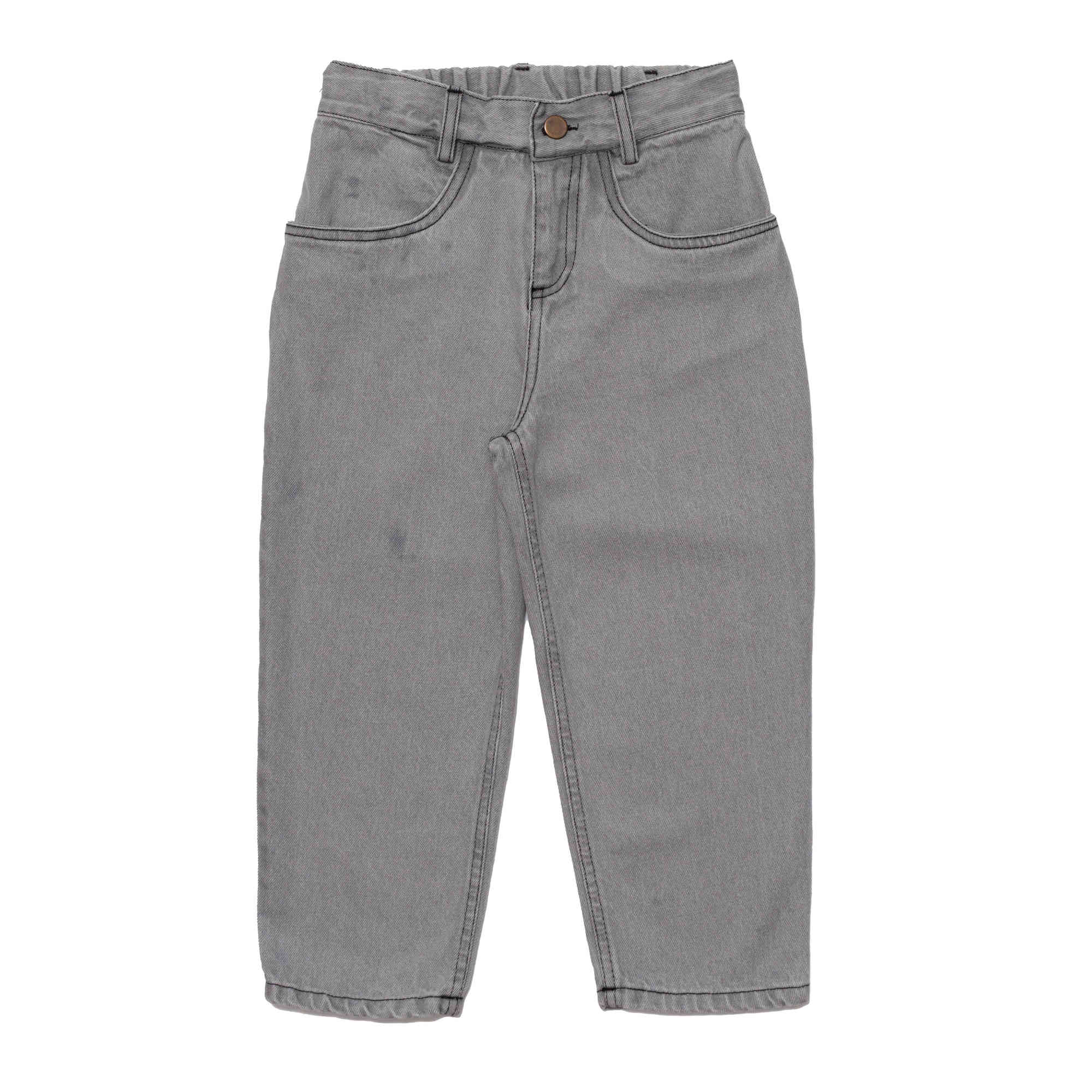 Boys & Girls Grey Cotton Trousers