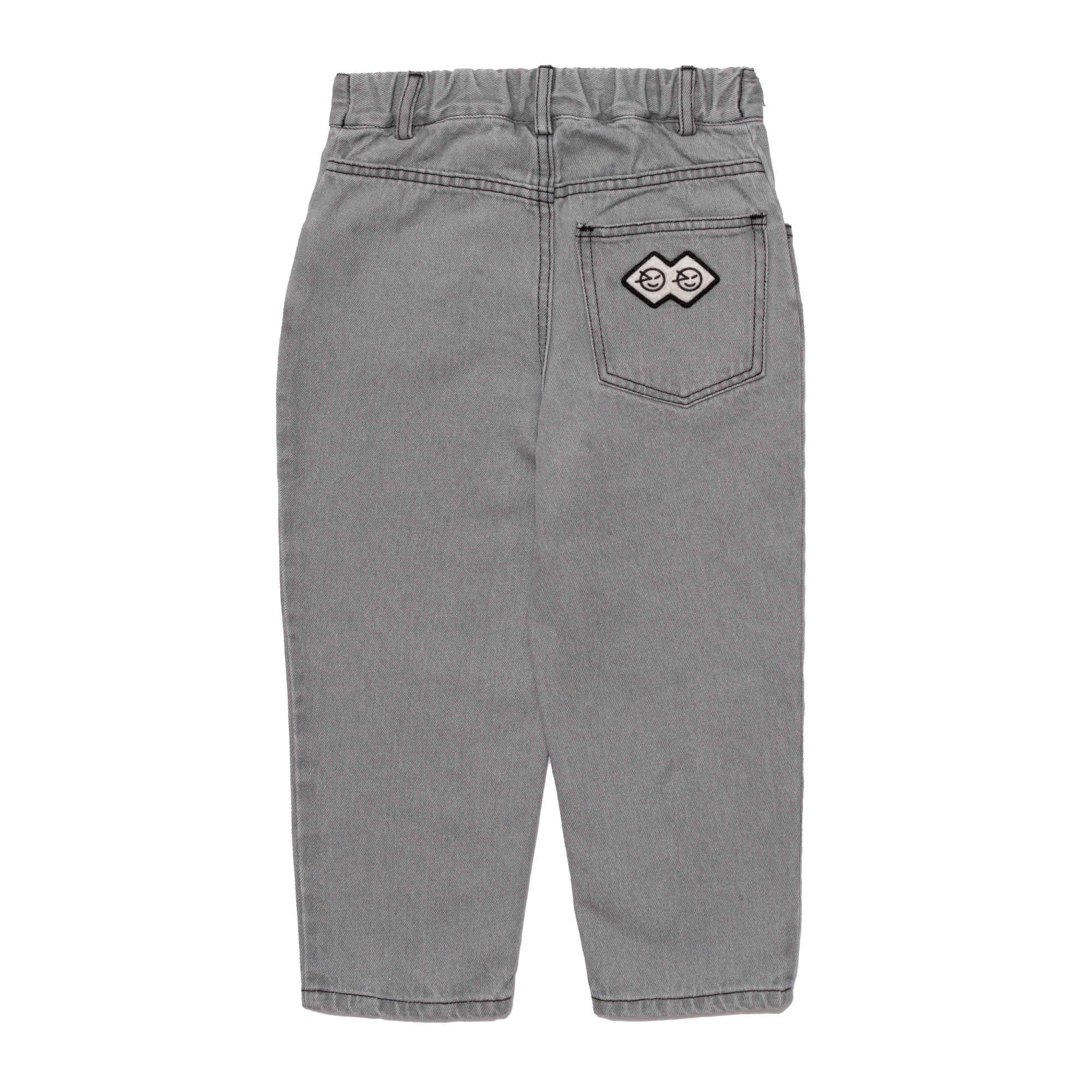 Boys & Girls Grey Cotton Trousers