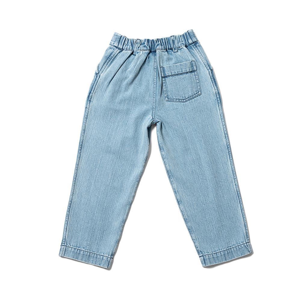 Boys & Girls Pale Bleached Denim Jeans