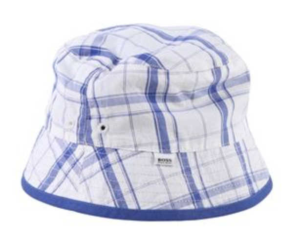 Boys Blue & White Double & Sided Hat