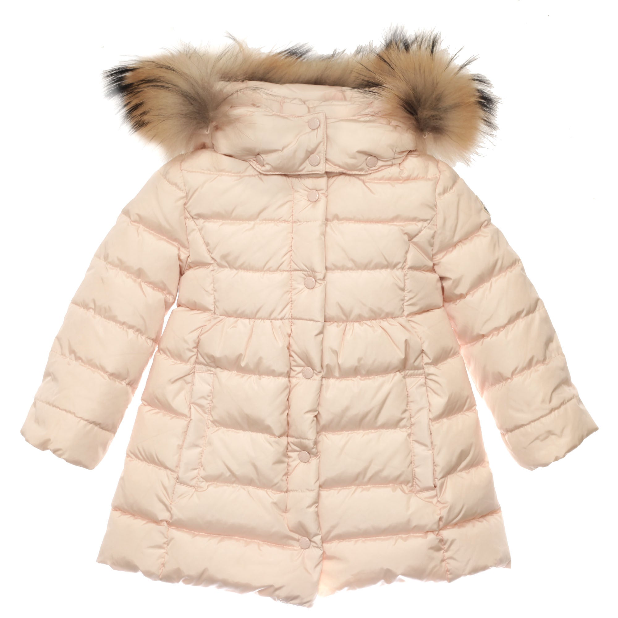 Baby Girls Light Pink Plush Trims Hooded 'Neste'Jacket - CÉMAROSE | Children's Fashion Store - 1