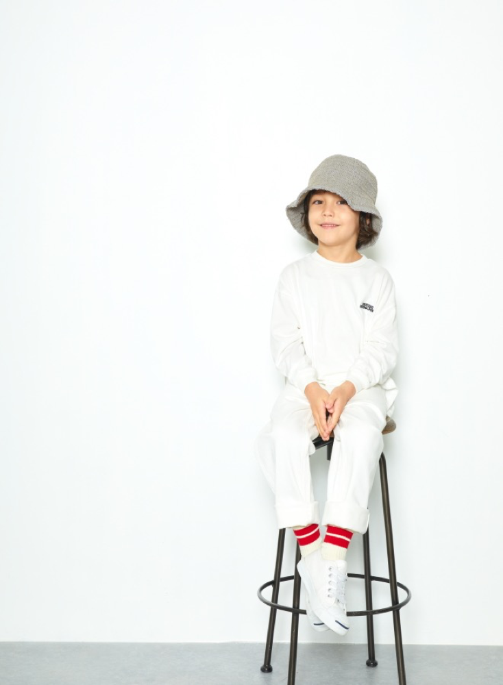 Boys & Girls White Cotton Long Sleeves T-Shirt