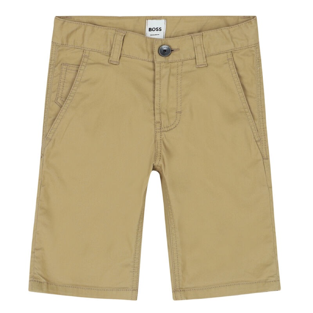 Boys & Girls Brown Cotton Shorts