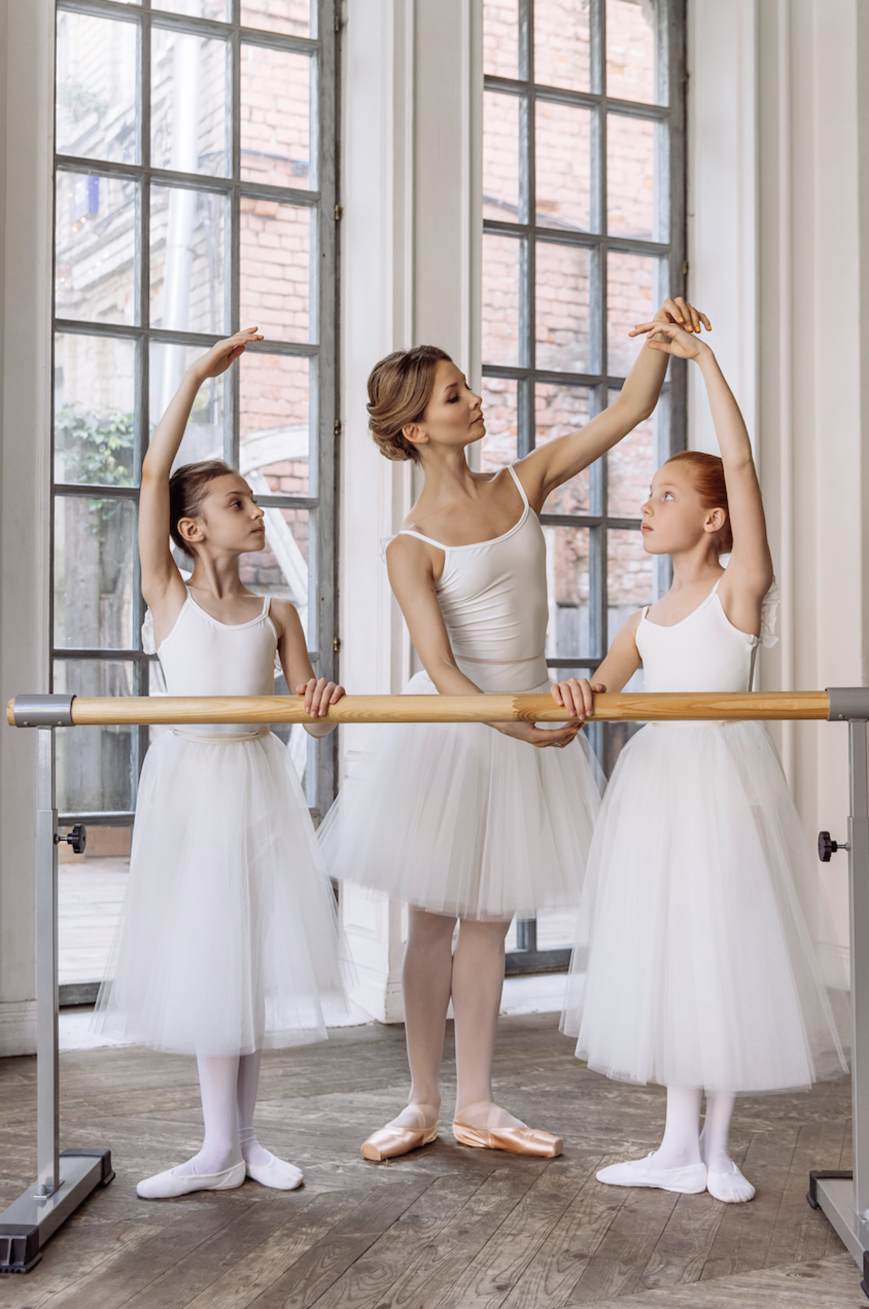 Girls White Ballet Skirt