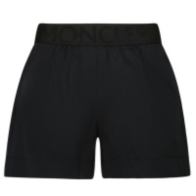 Boys & Girls Black Cotton Shorts