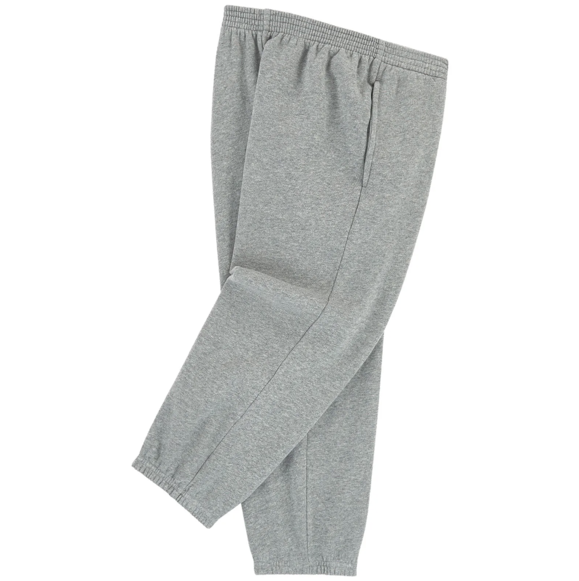 Boys & Girls Heather Grey Logo Cotton Jogging Pants