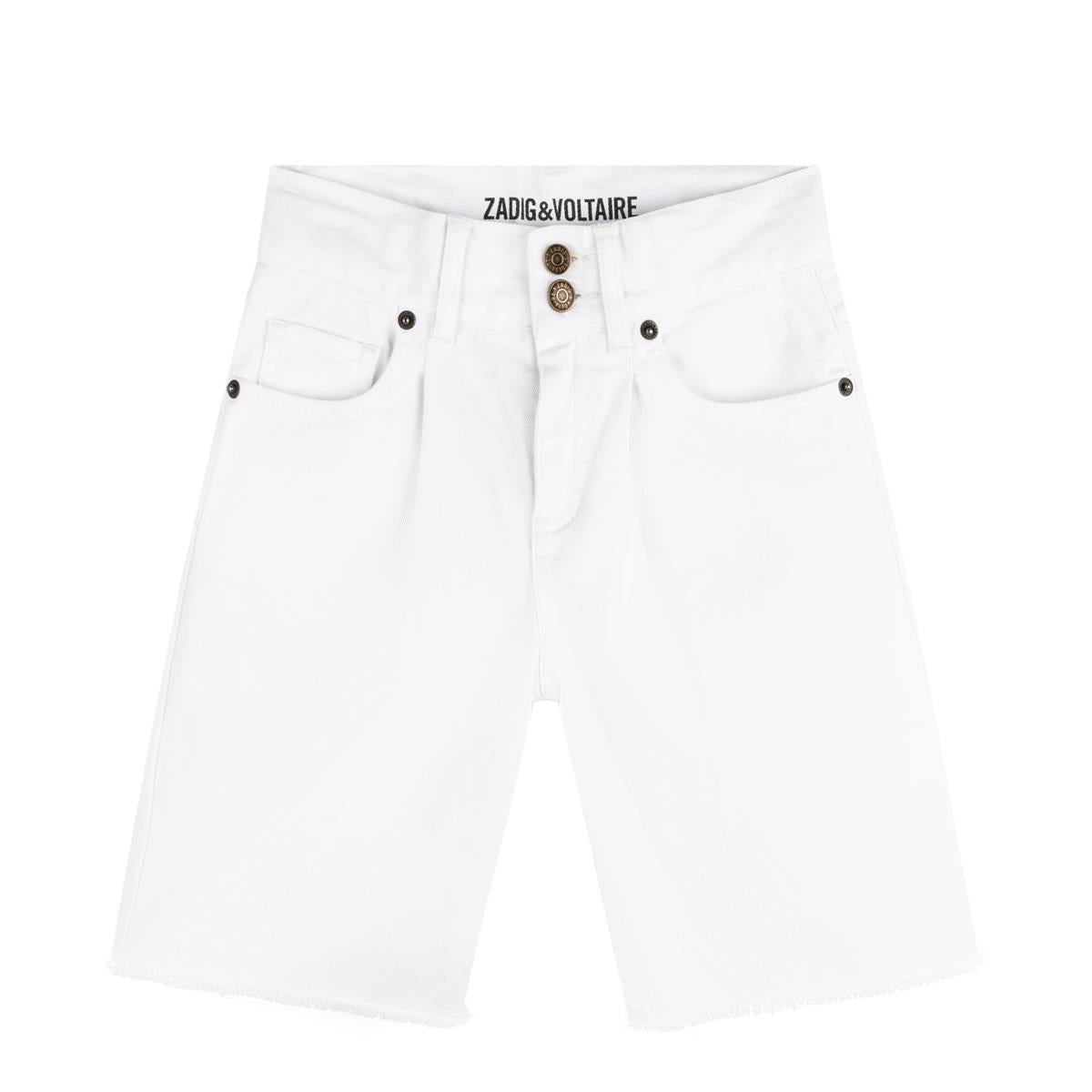 Boys & Girls White Shorts