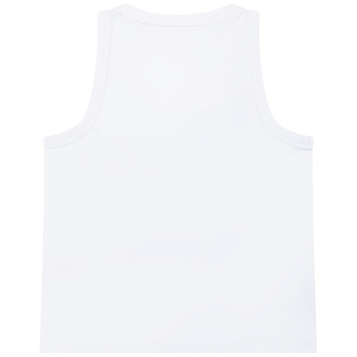 Boys & Girls White Vest