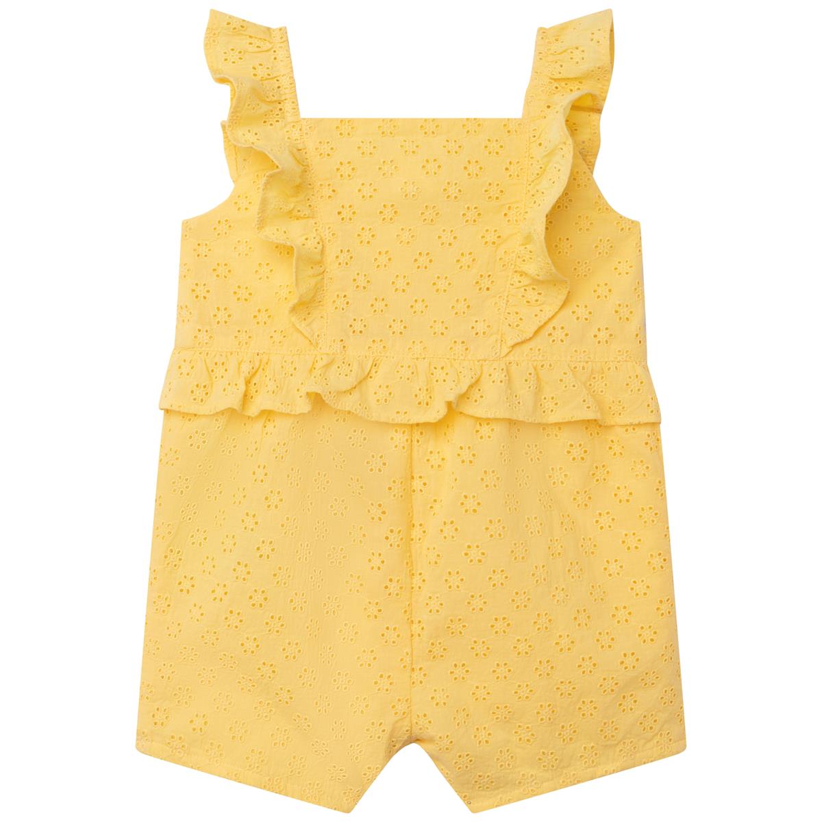 Baby Boys & Girls Yellow Jumpsuit