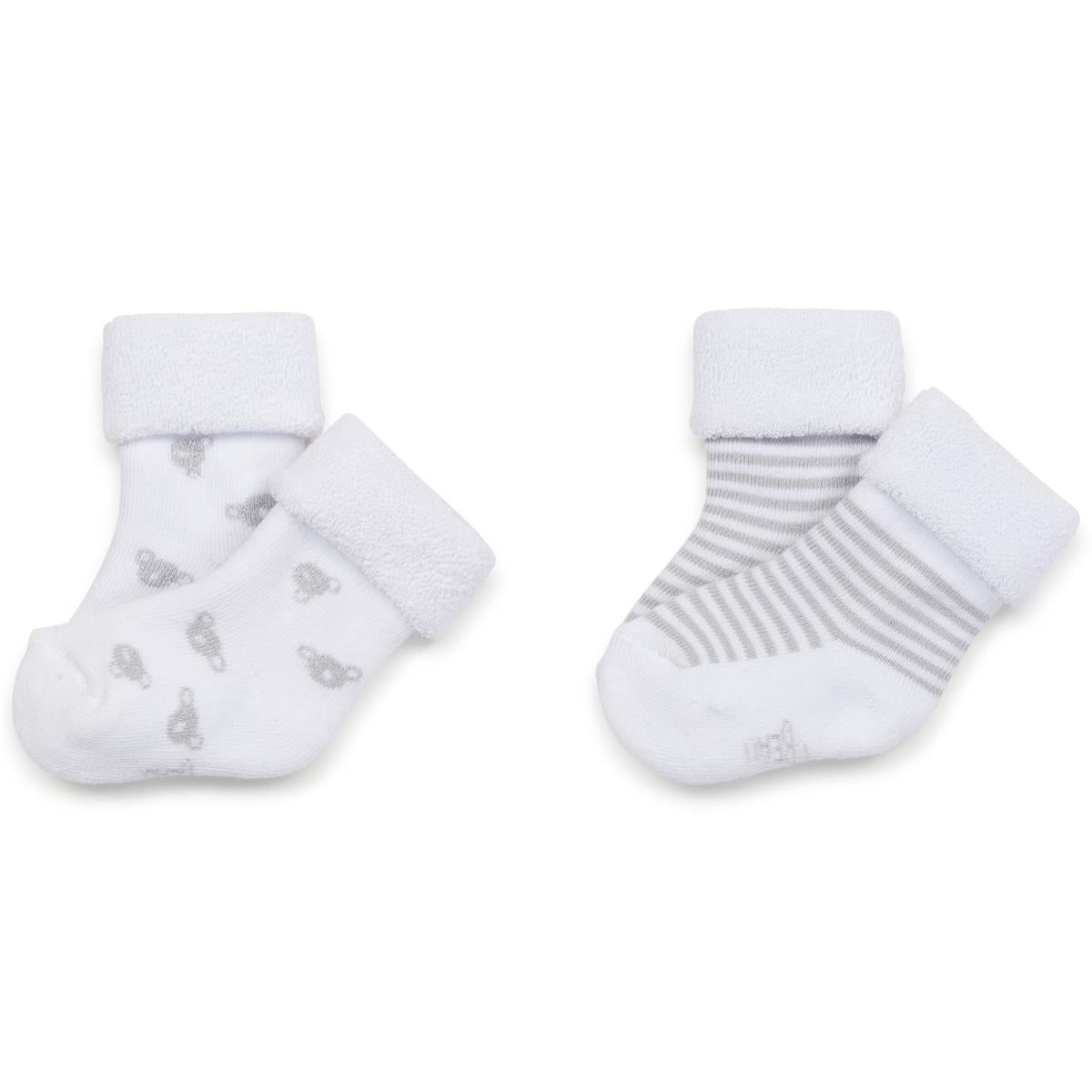 Boys & Girls White Socks Set(2 Pack)