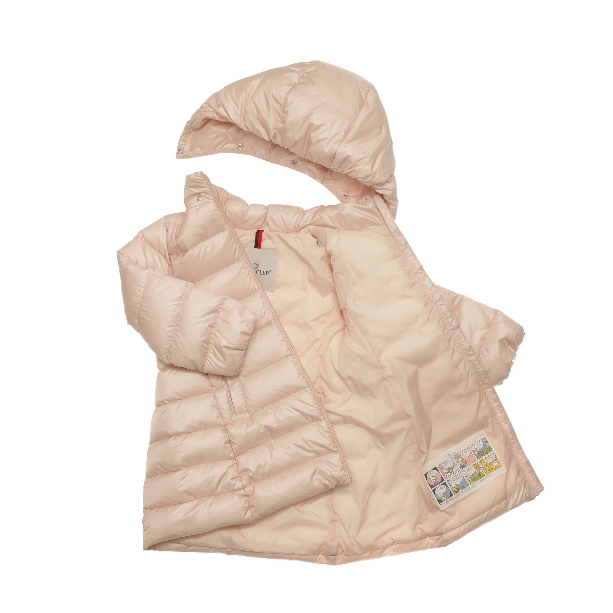 Baby Girls Light Pink Padded Down 'Majeure' Coat - CÉMAROSE | Children's Fashion Store - 2