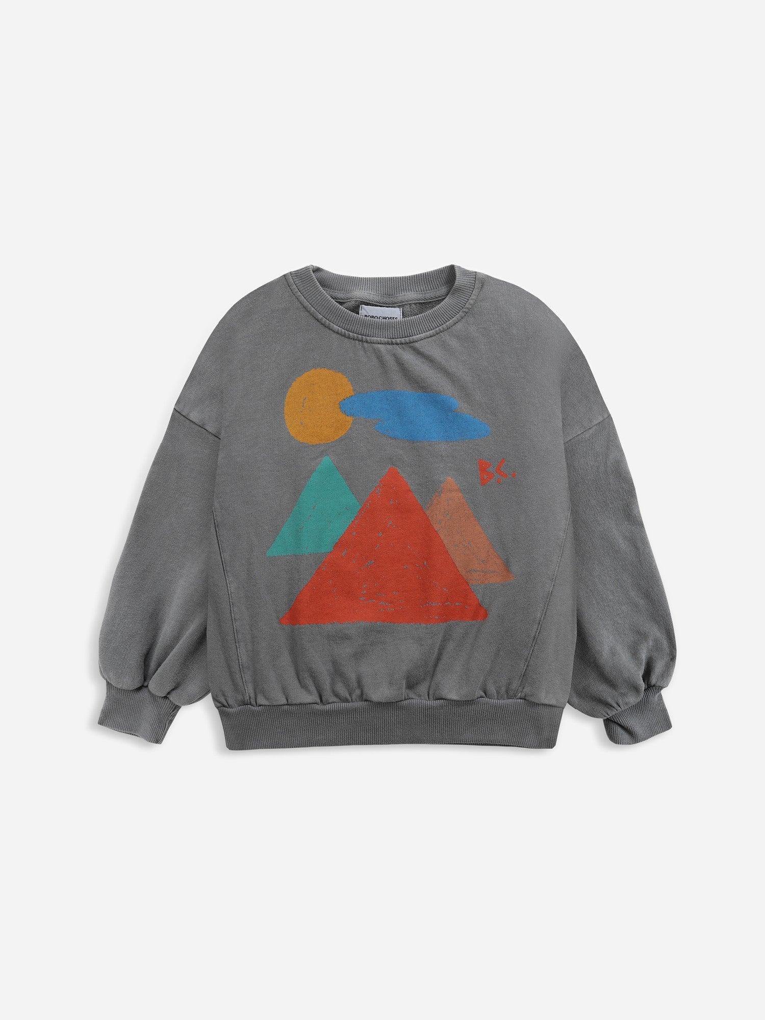 Boys & Girls Grey Cotton Sweatshirt