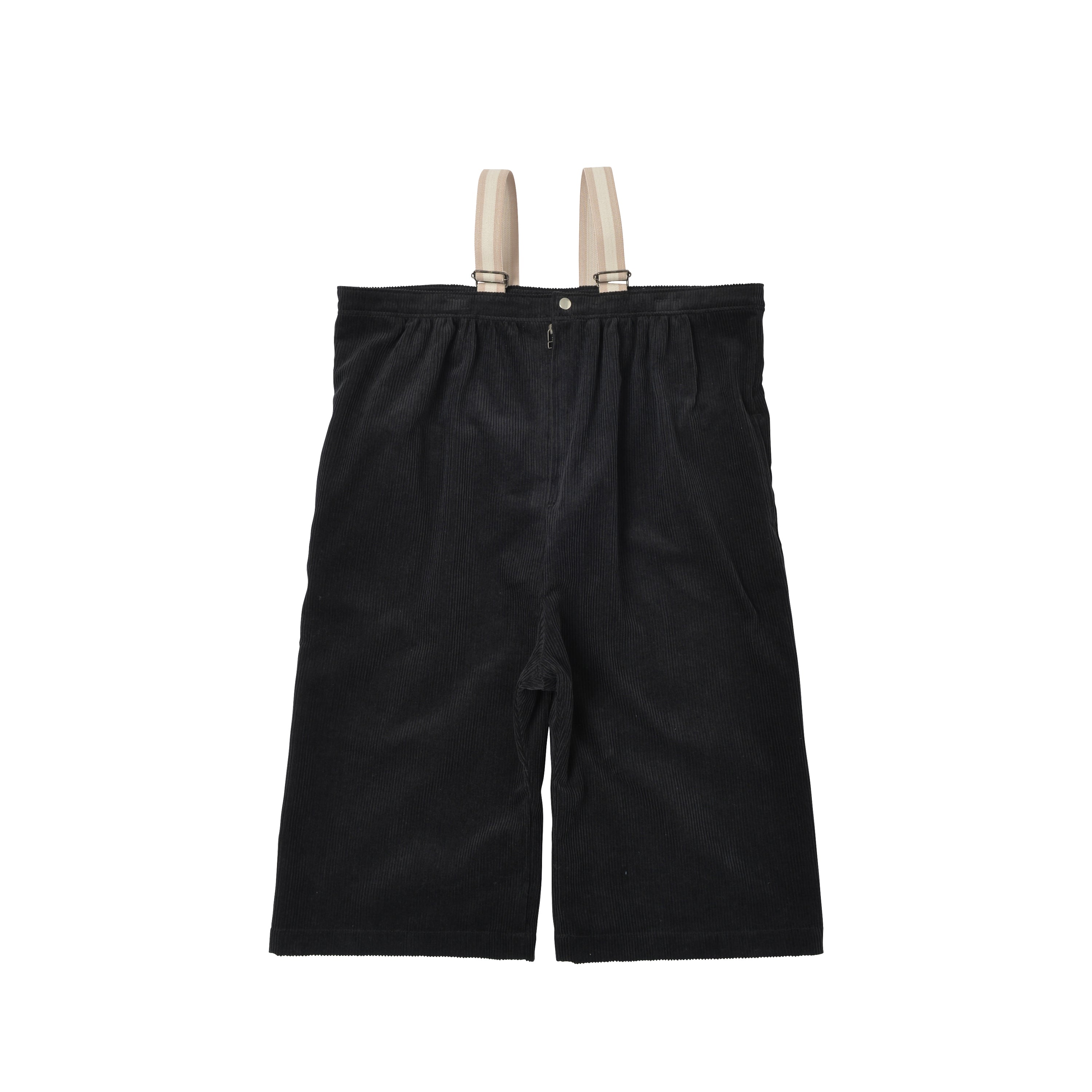 Boys Black Oversize Overall