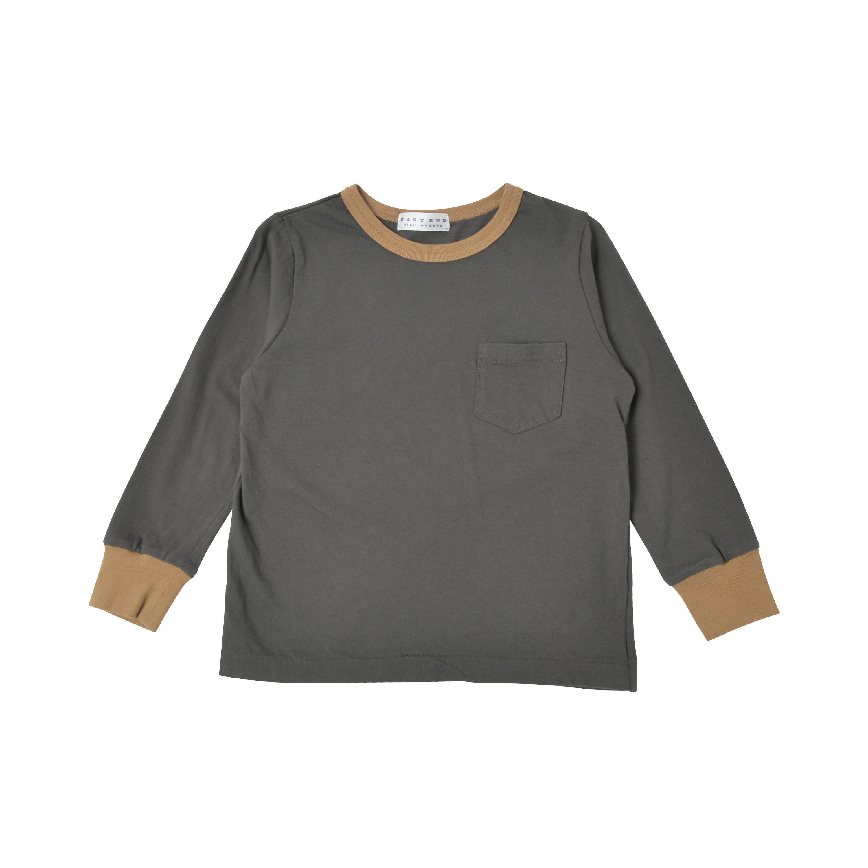 Boys Grey Pocket T-Shirt