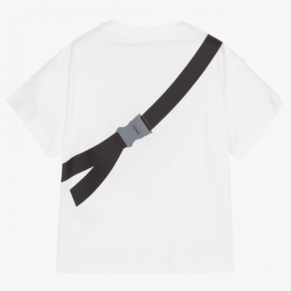 Boys & Girls White Cotton T-Shirts