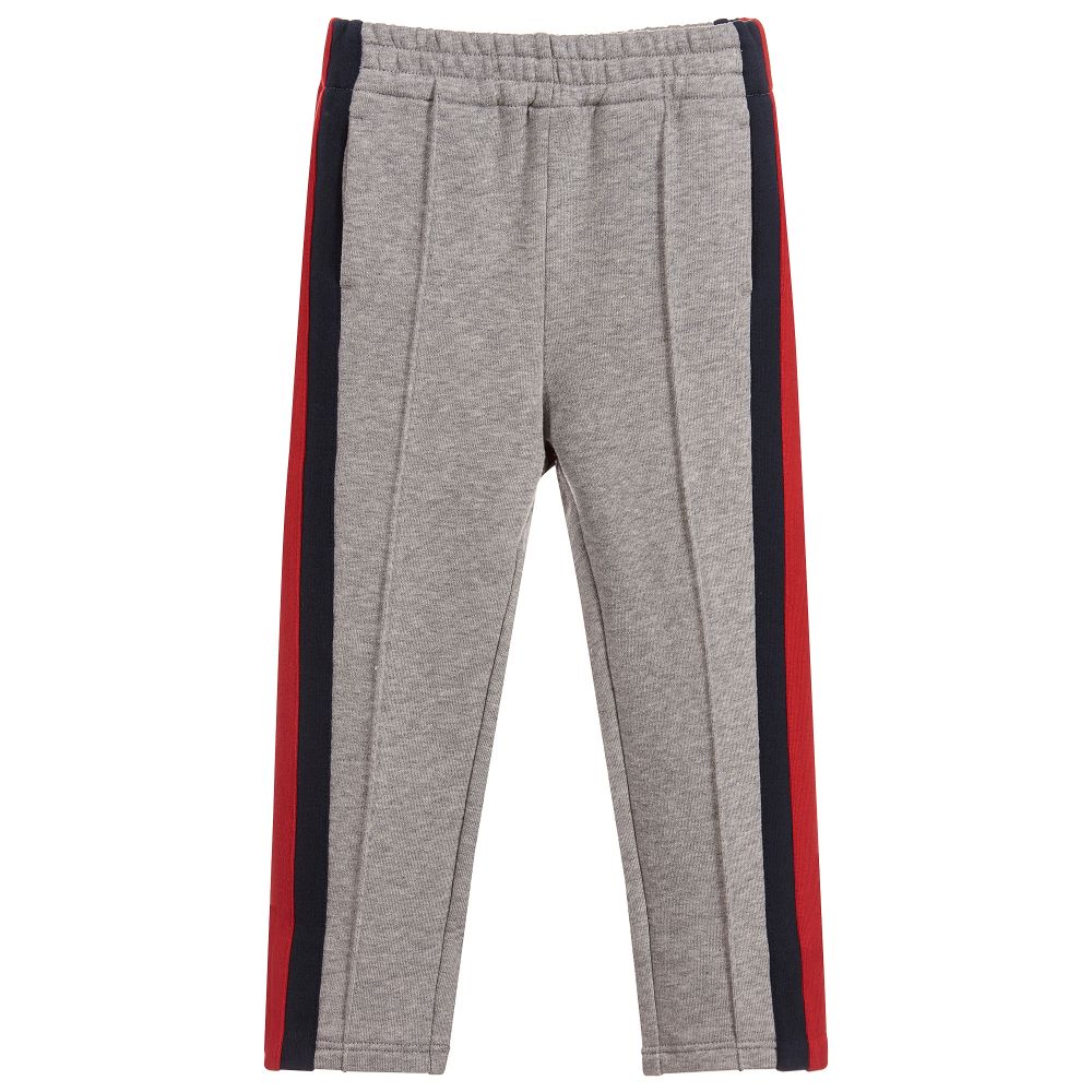 Boys Grey Cotton Trousers