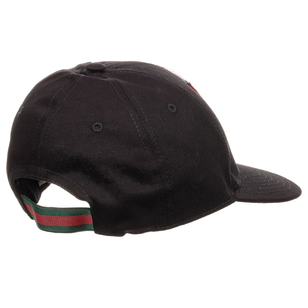 Boys Black Cotton Hats